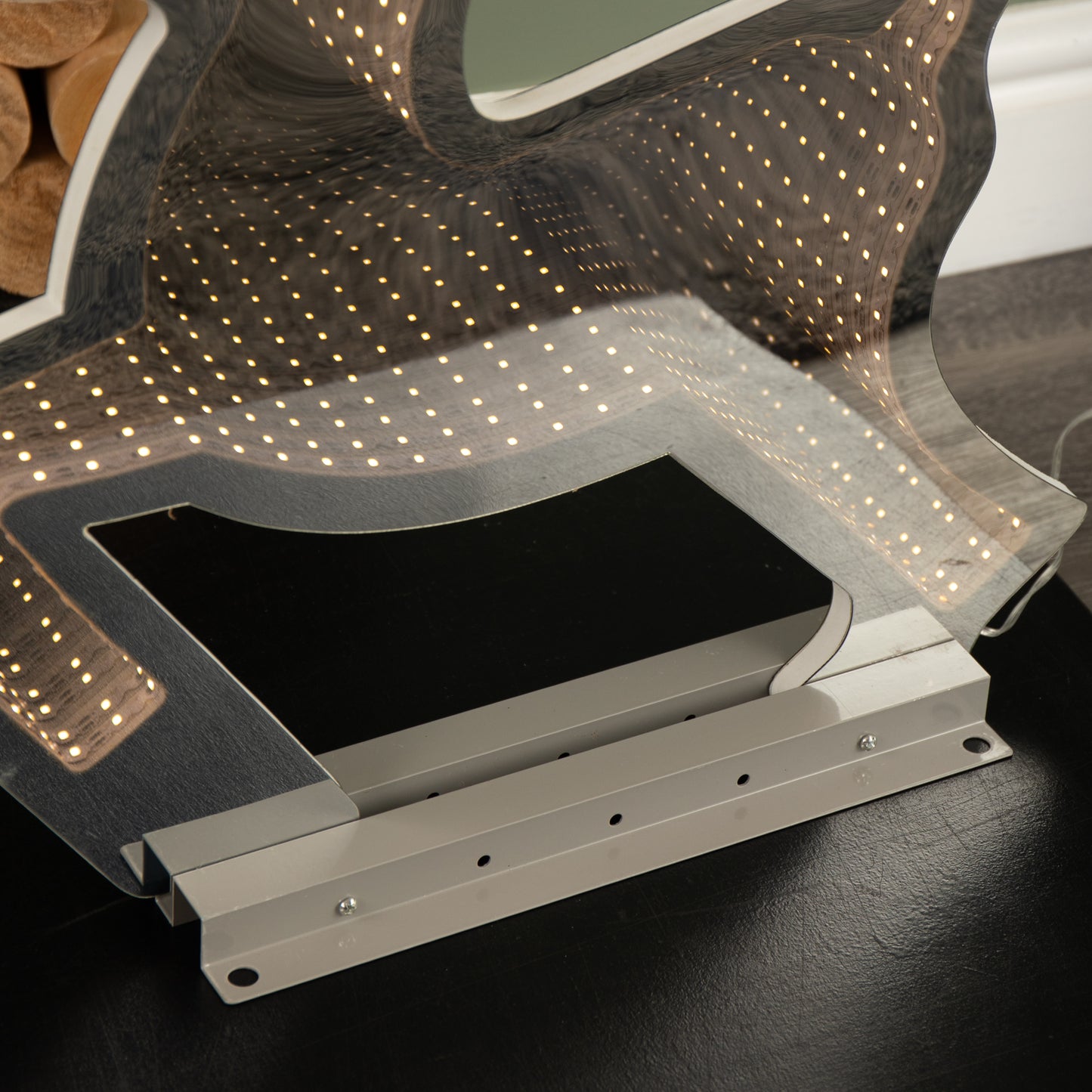 60cm LED Infinity Light Leaping Reindeer