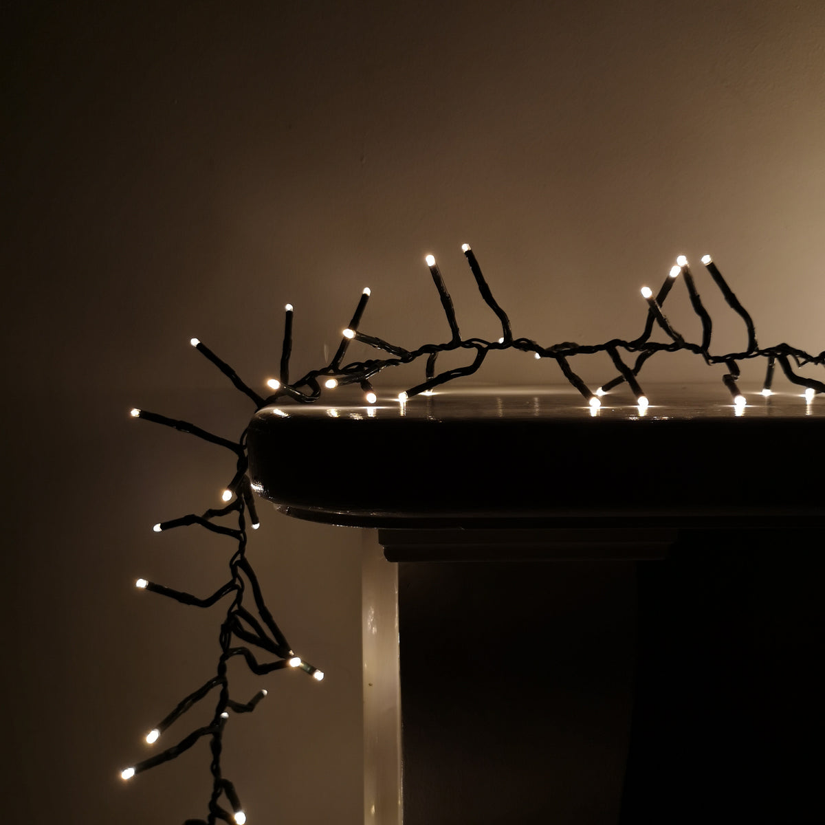 62.5m 5000 Warm White LEDs Indoor Outdoor Cluster Christmas Lights with Timer