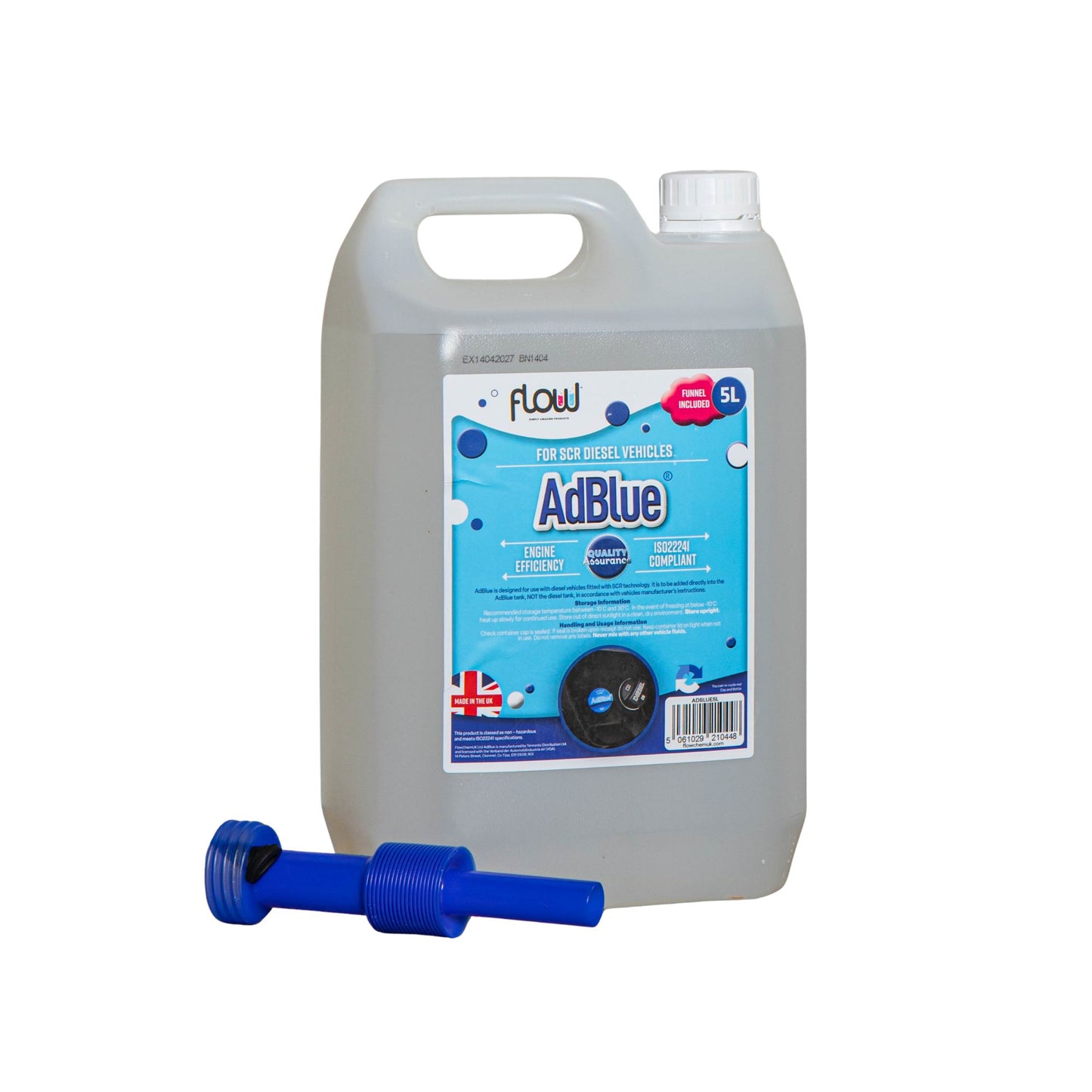 5 Litre AdBlue Fluid with Nozzle For Diesel Car Vehicle Engines