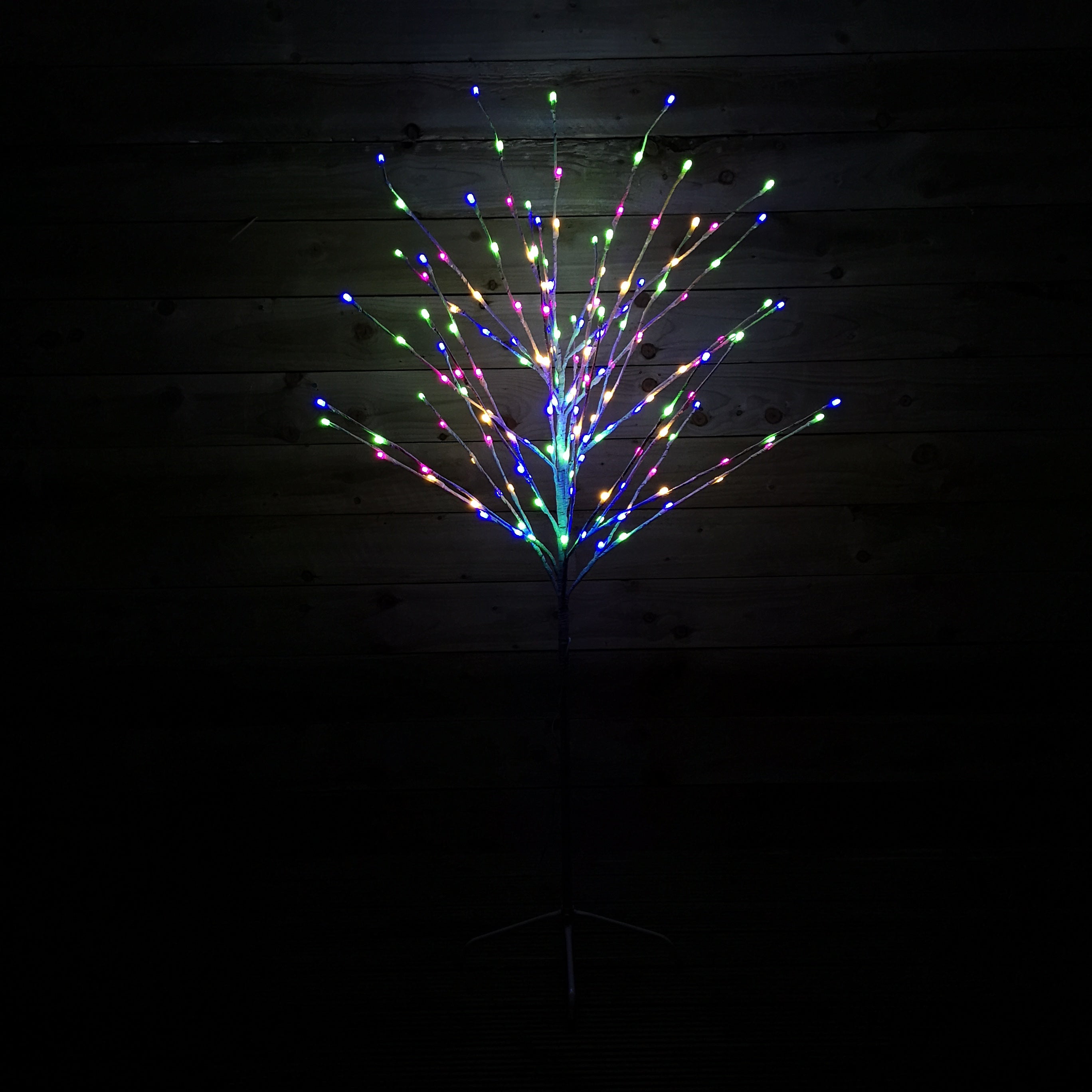 1.5m 5ft Outdoor Multi Function Colour Changing LED Rainbow Christmas Tree
