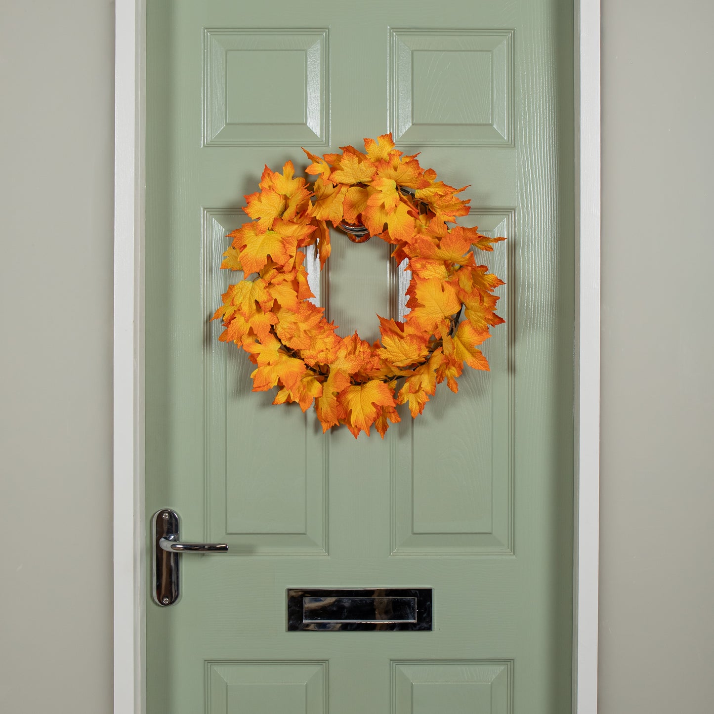 50cm Hanging Bright Autumn Faux Wreath