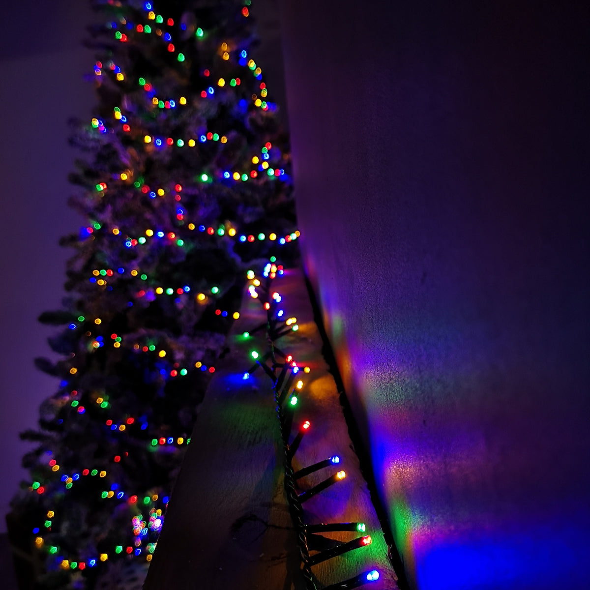 12.5m 500 LED TreeBrights Christmas String Lights with Timer in Multi-Coloured
