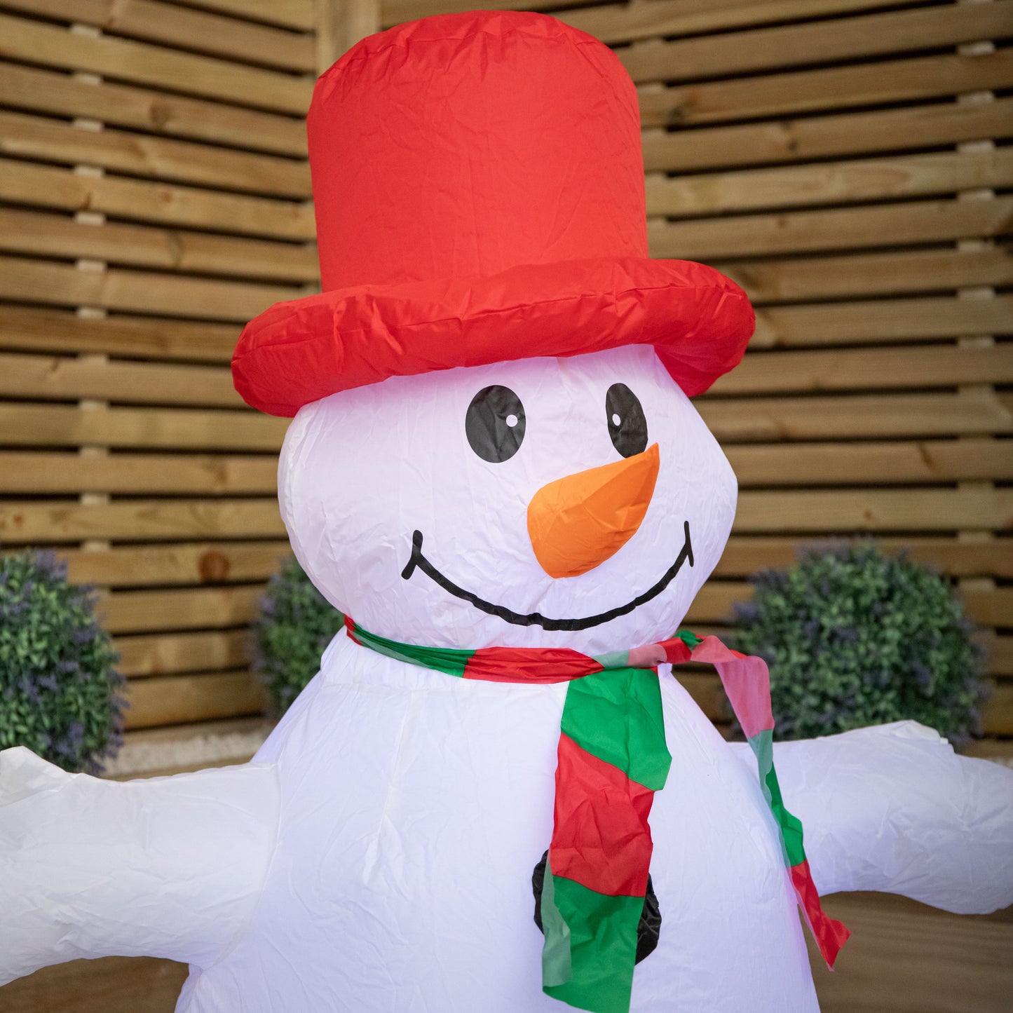 4ft (120cm) LED Outdoor Christmas Inflatables Snowman Indoor Light Up Decorations