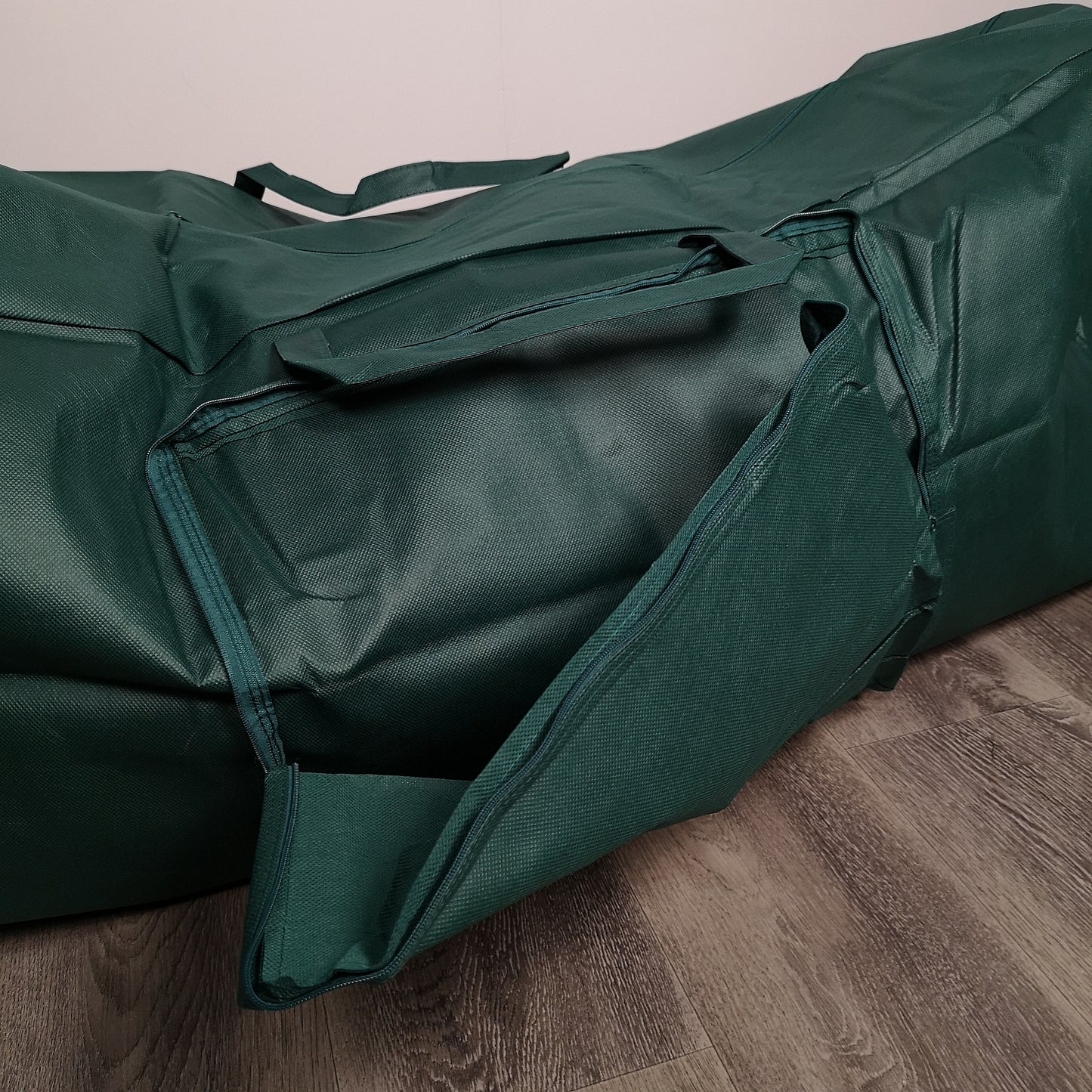 1.2m Green Christmas Tree Storage Bag with Zip and Carry Handle