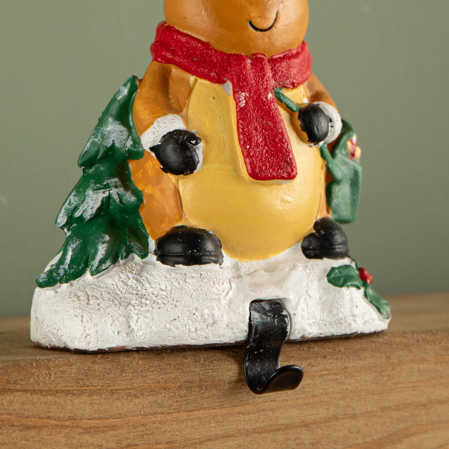 13cm Premier Christmas Stocking Hanger Decoration in Reindeer Design