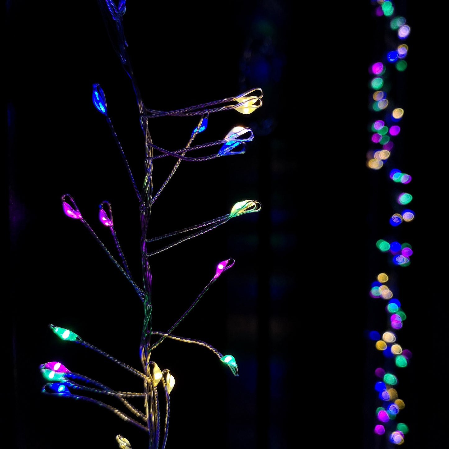 Factory Seconds: 5.5m 880 LED Indoor Outdoor Christmas Door Lights in Multi-Coloured
