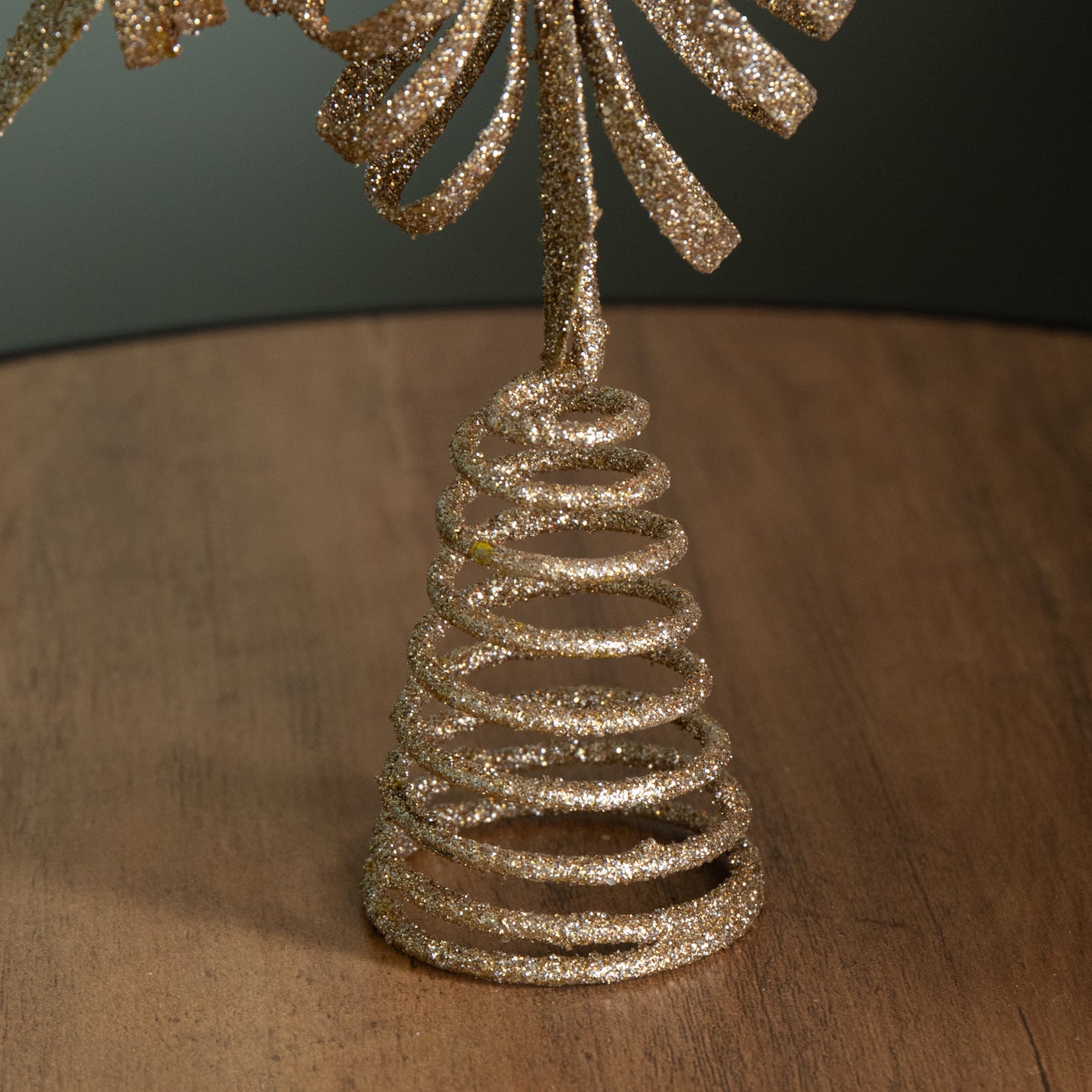 29cm Antique Gold Snowflake Christmas Tree Topper