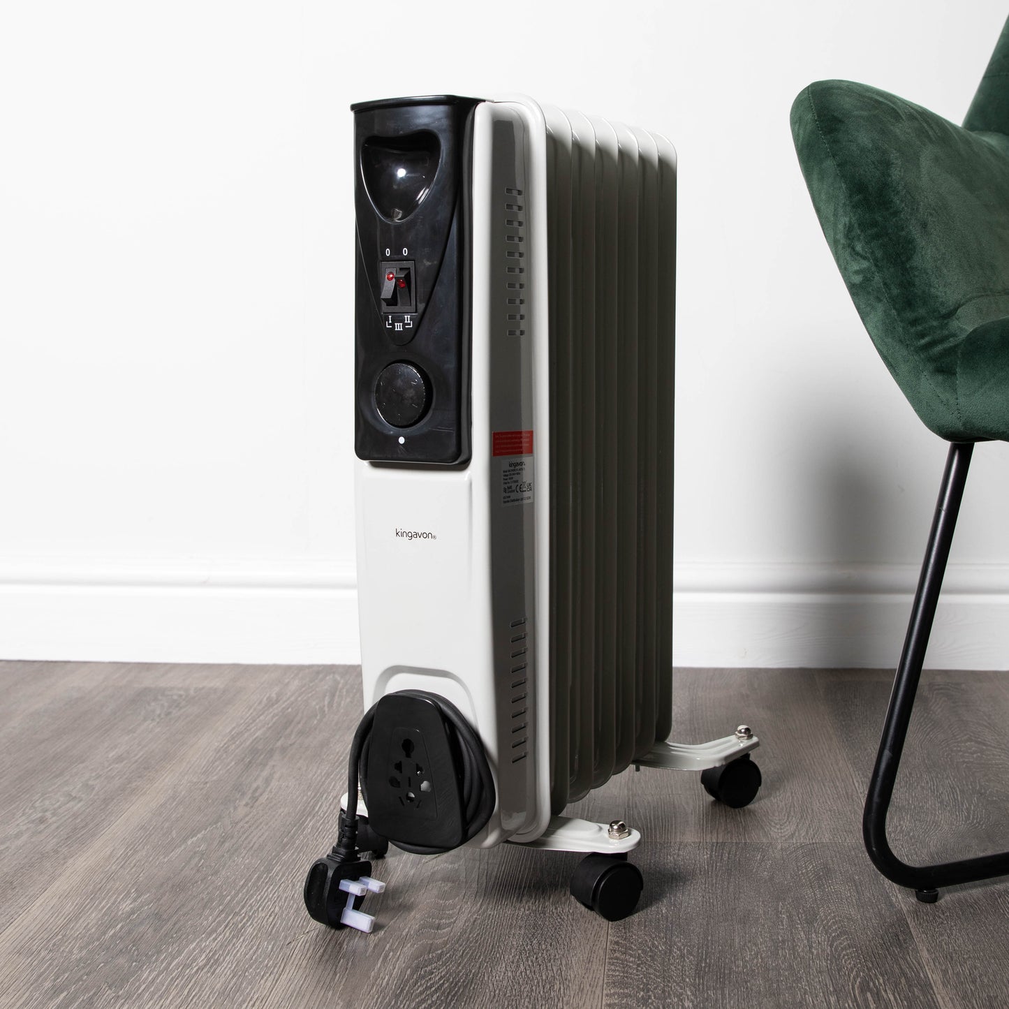 1.5kw 7 Fin Oil Radiator Heater with Adjustable Thermostat