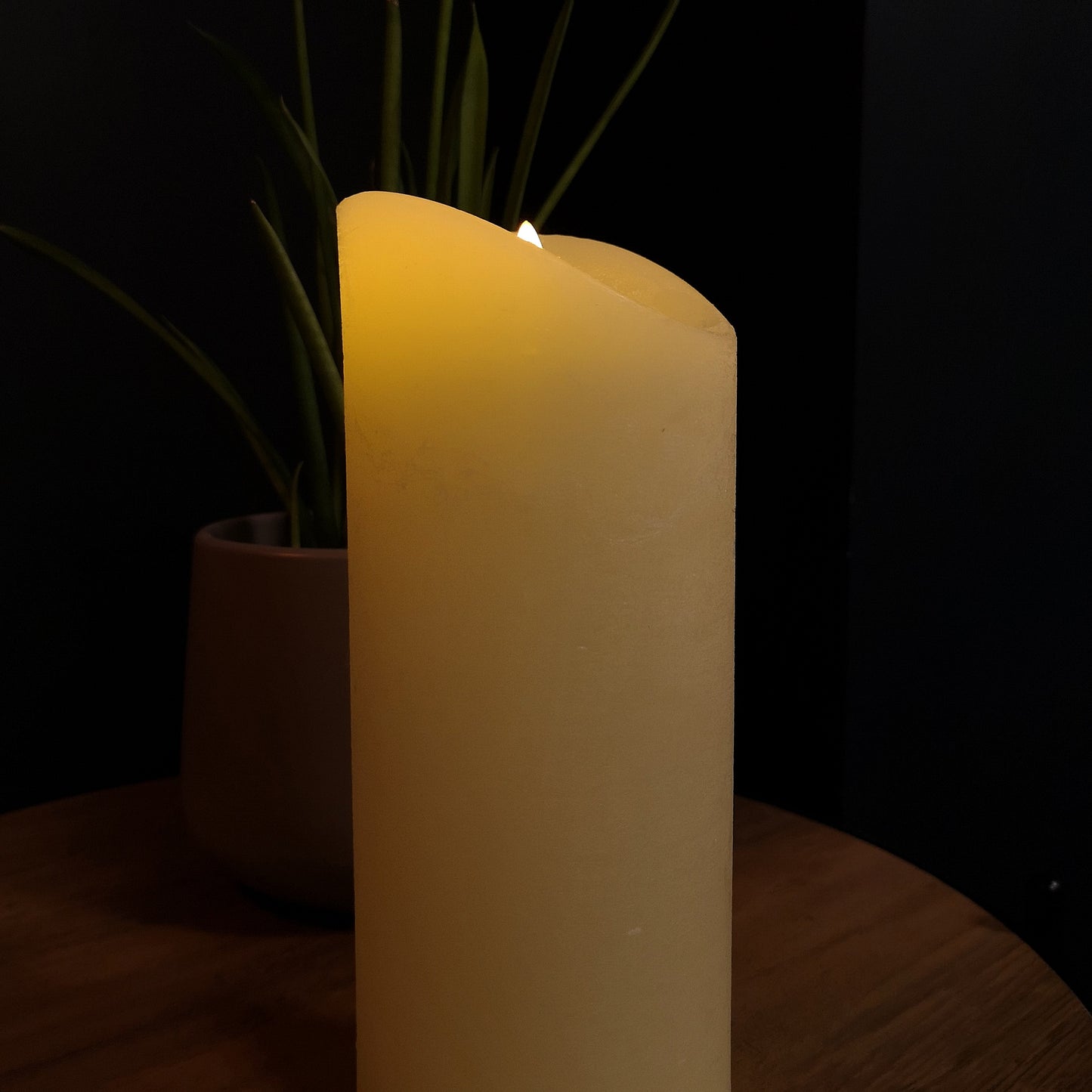 23x9cm Christmas Warm White Flickerbright Candle with Timer