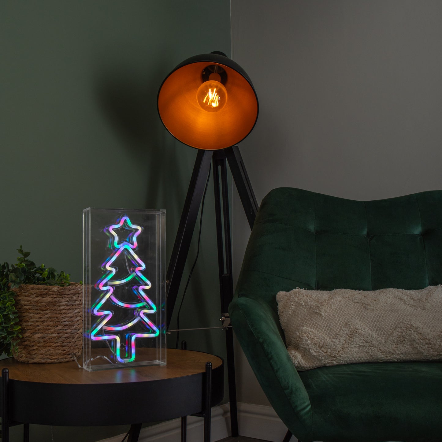 30cm Light up RGB Neon Flex Christmas Tree Decoration