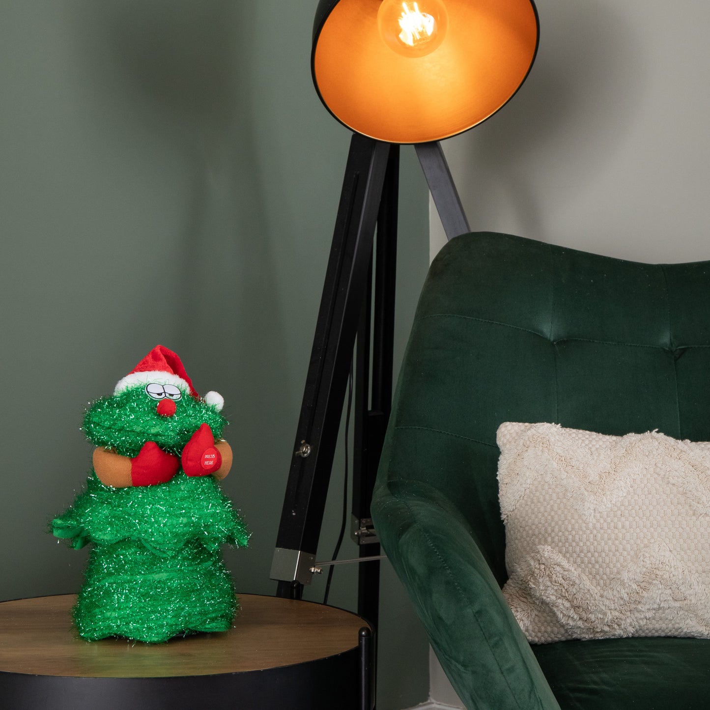 28cm Animated Singing and Dancing Norbert Christmas Tree Decoration