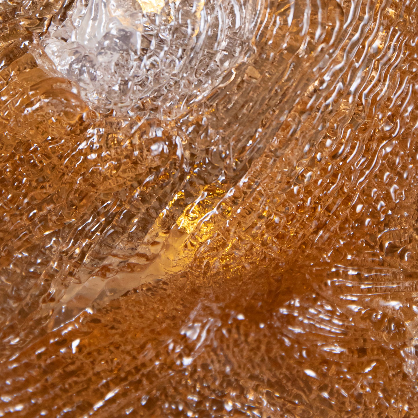 27cm Battery Powered Light up Ice Frosted Christmas Doe & Fawn with Warm White LEDs