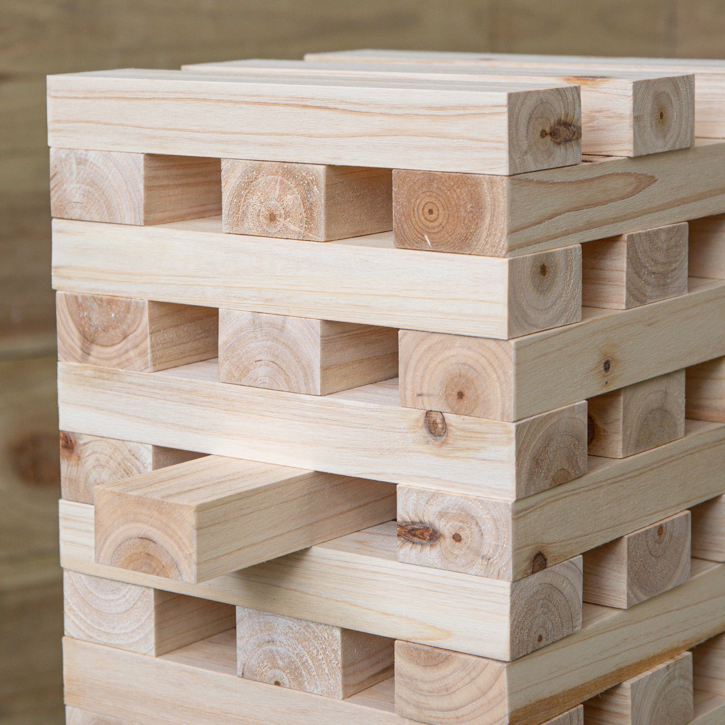 Giant Wooden Jenga Style Tumbling Tower Garden Party Game