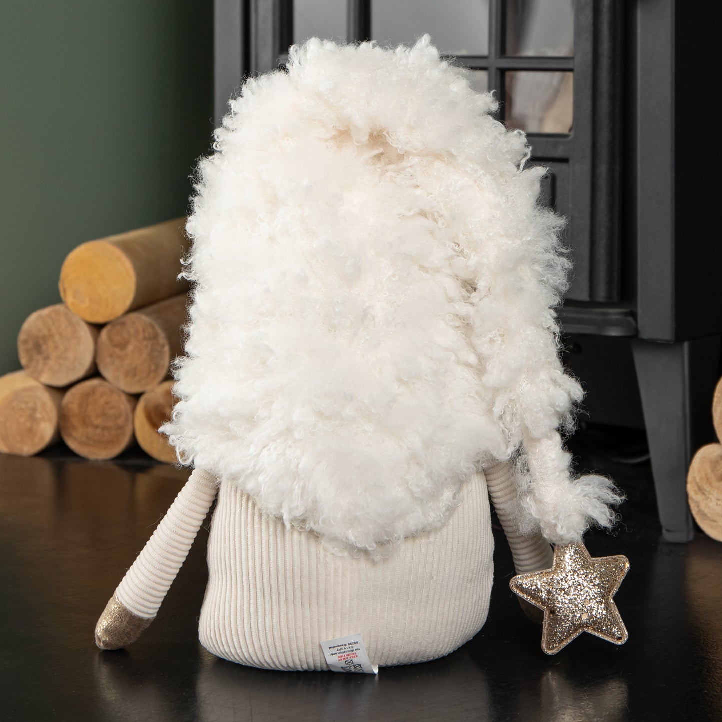 28cm White Super Soft Christmas Snow Gonk Decoration