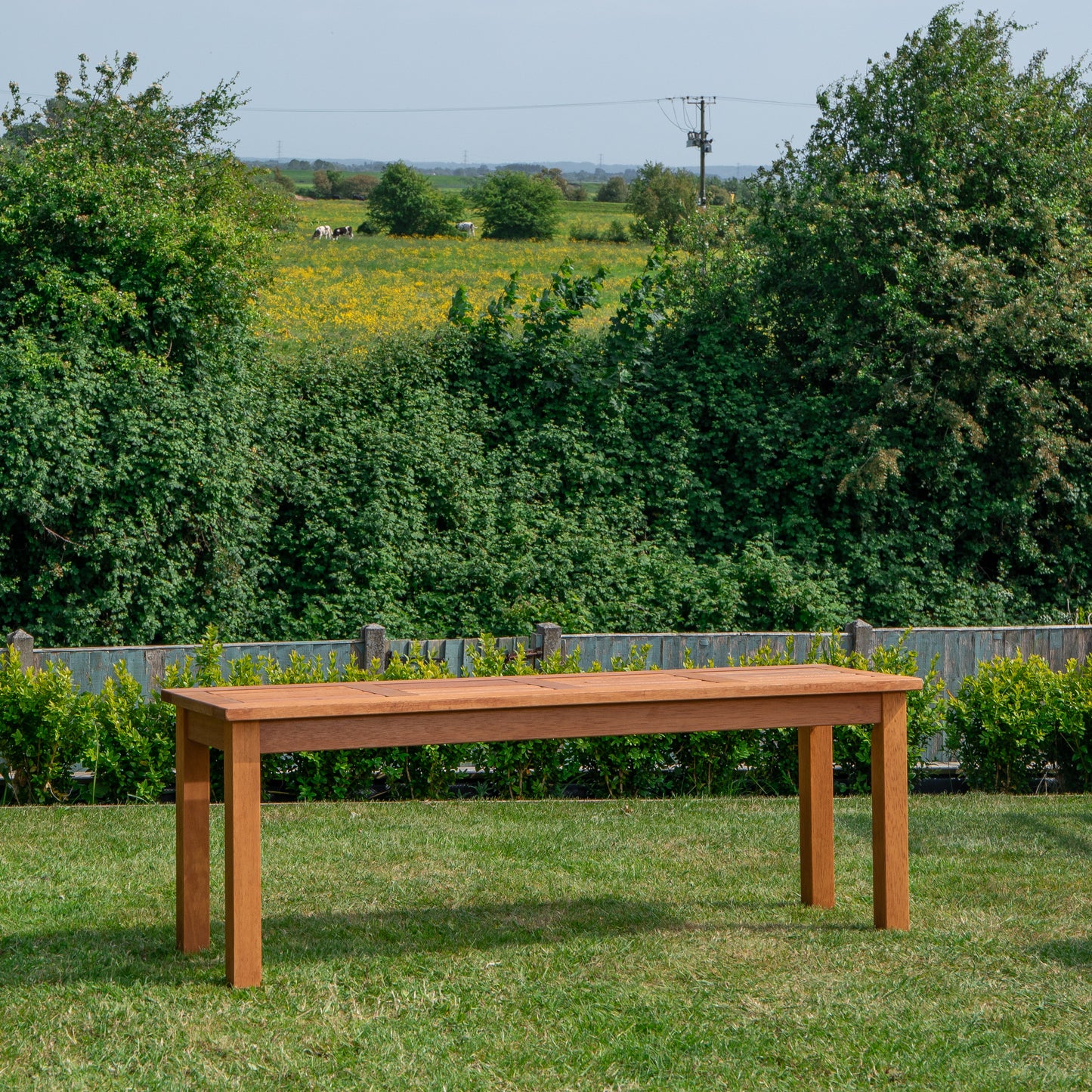 Samuel Alexander Coniston 2 Seater Outdoor Wooden Garden Bench Stool
