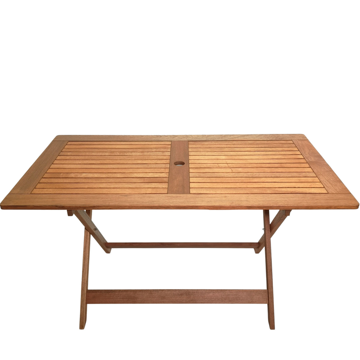 Outdoor 6 Person Folding Rectangular Wooden Garden Dining Table Chairs and 2 Benches Set