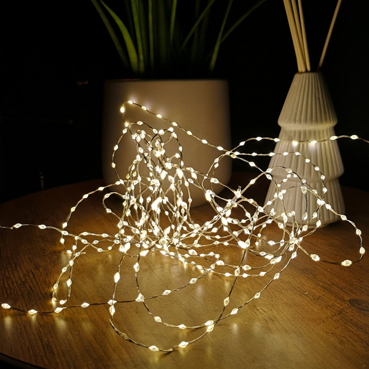 12.8m Compact MicroBrights Christmas Lights with 800 LEDs in Warm White