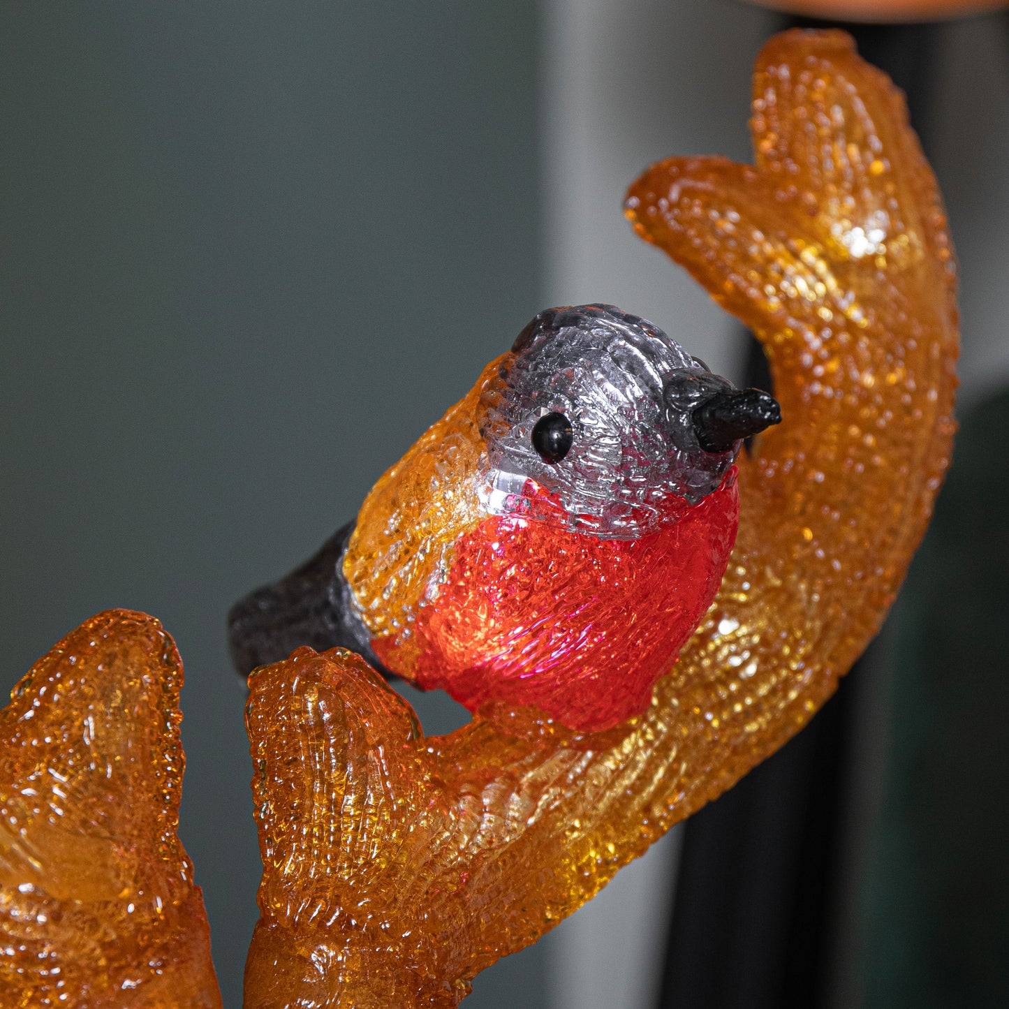 40cm Light up Acrylic Sitting Christmas Deer with Animals and 80 Warm White LEDs