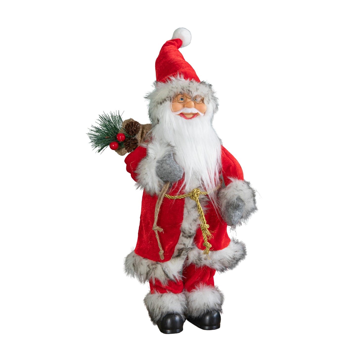 52cm Large Traditional Santa Claus Figure Christmas Decoration