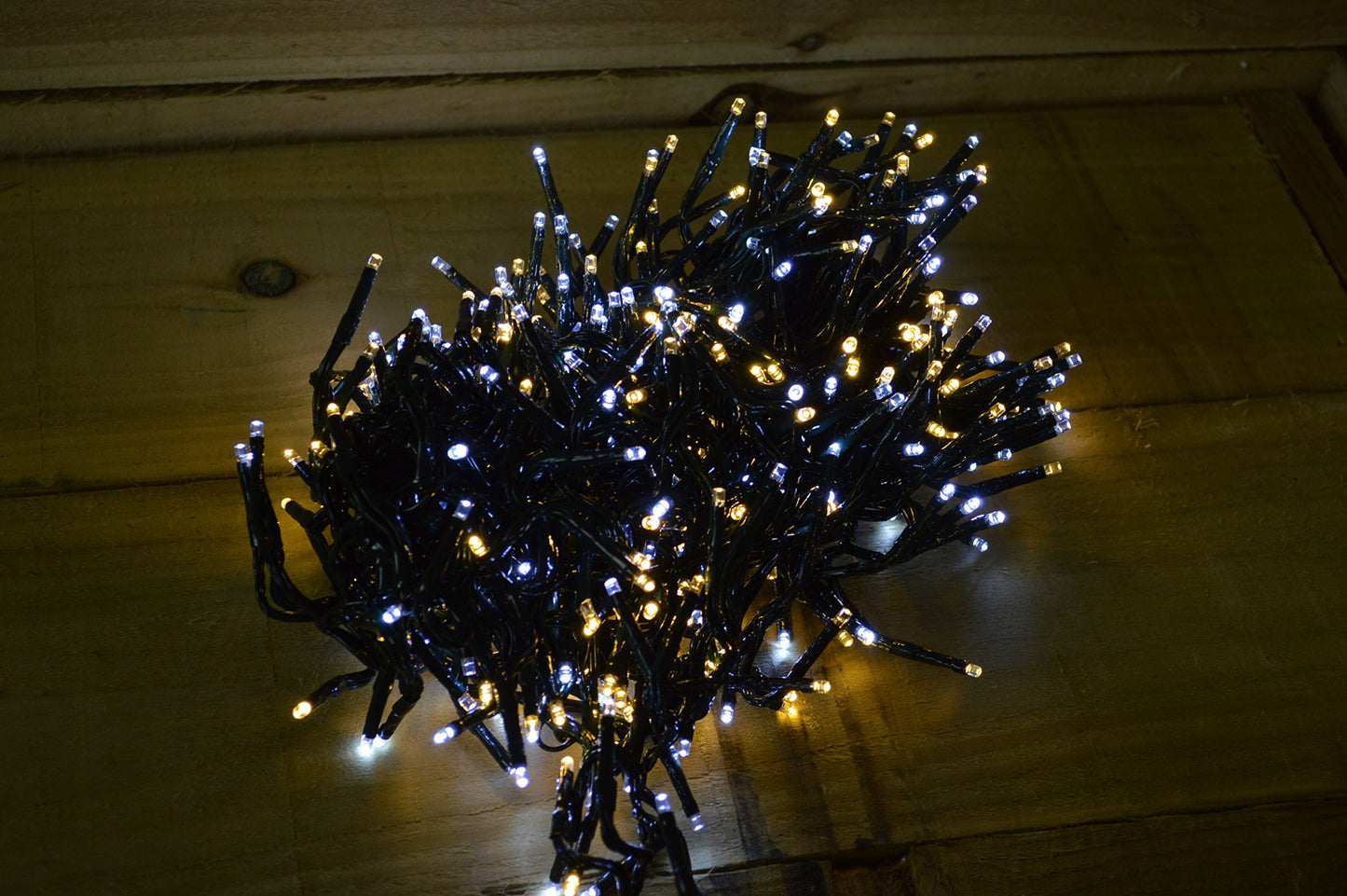 480 LED (6.2m) Premier Cluster Christmas Tree Lights with Timer - Cool & Warm White