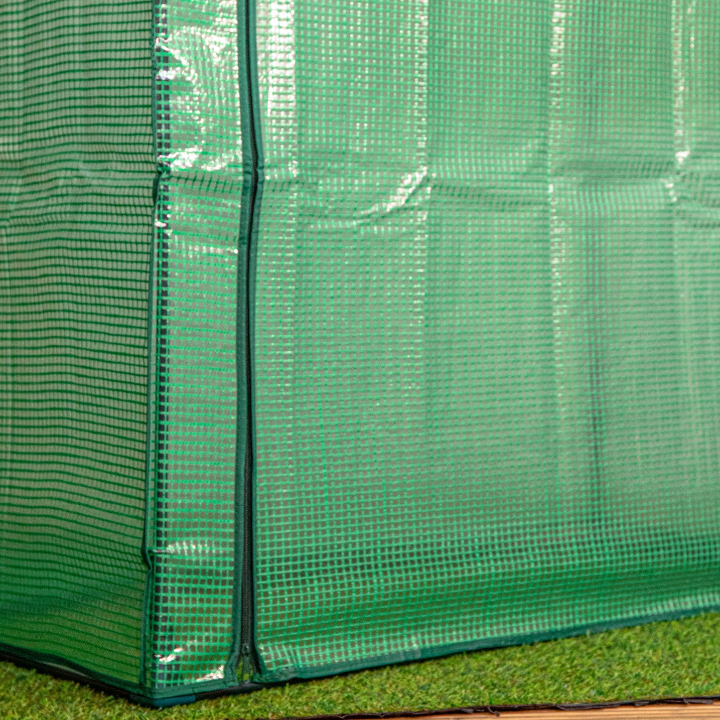 1.5m x 1m Outdoor Tomato Greenhouse with Steel Frame and Protective PE Cover