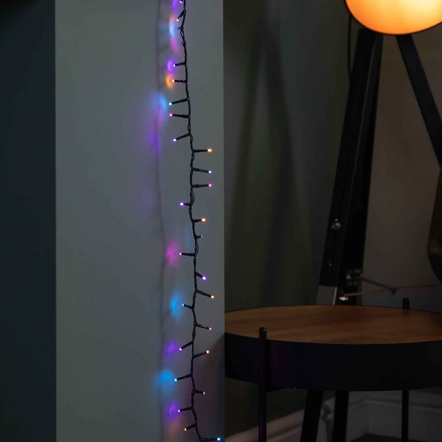 Factory Seconds: 6m 240 LED TreeBrights Multi-Action Christmas String Lights with Timer in Rainbow