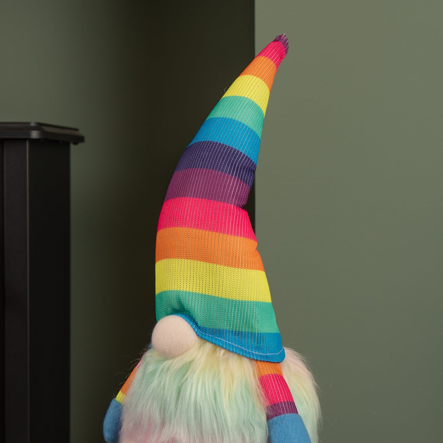 60cm Premier Battery Operated Lit Standing Christmas Rainbow Gonk