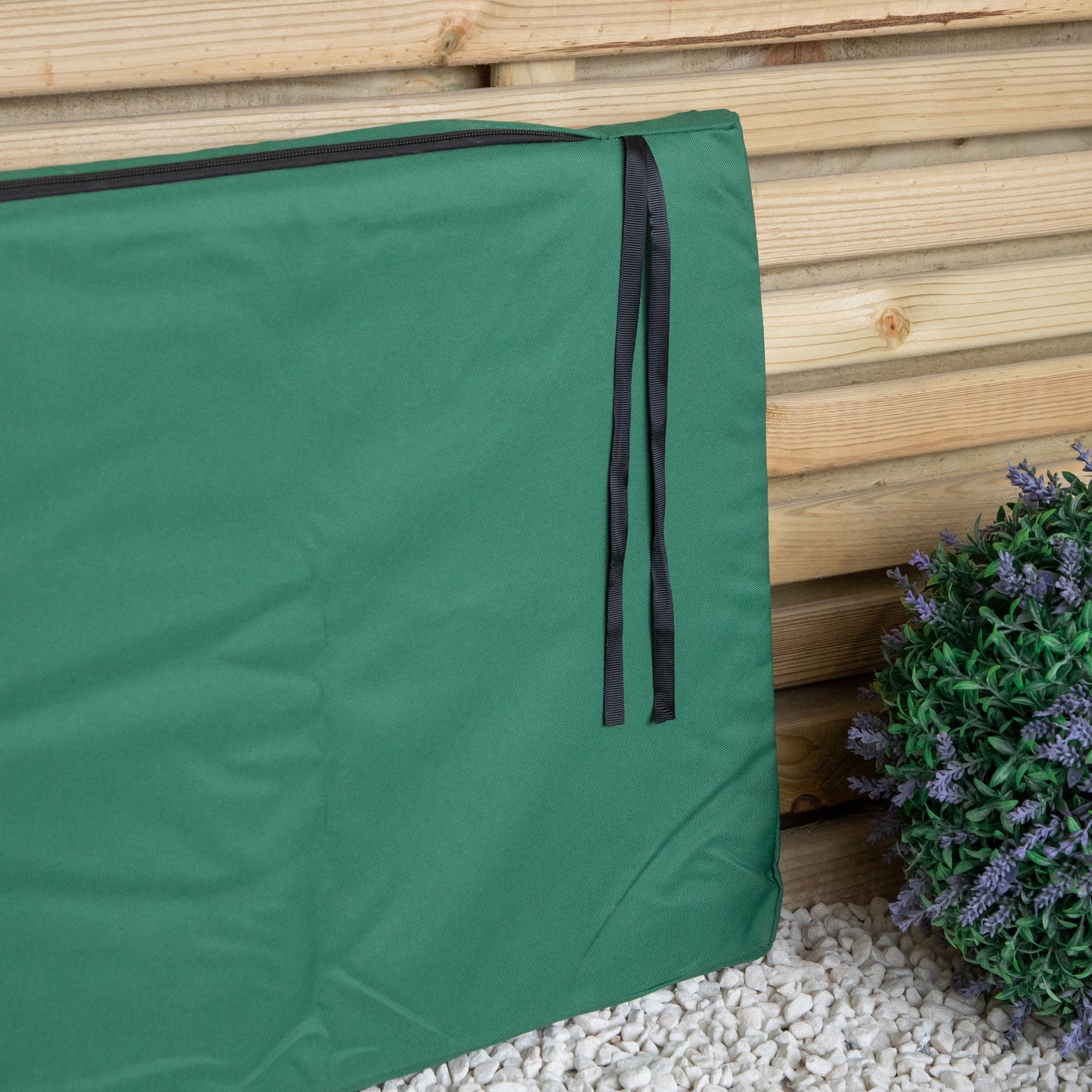 99 x 41cm Cushion Base for 2 Seater Wooden Garden Bench in Green