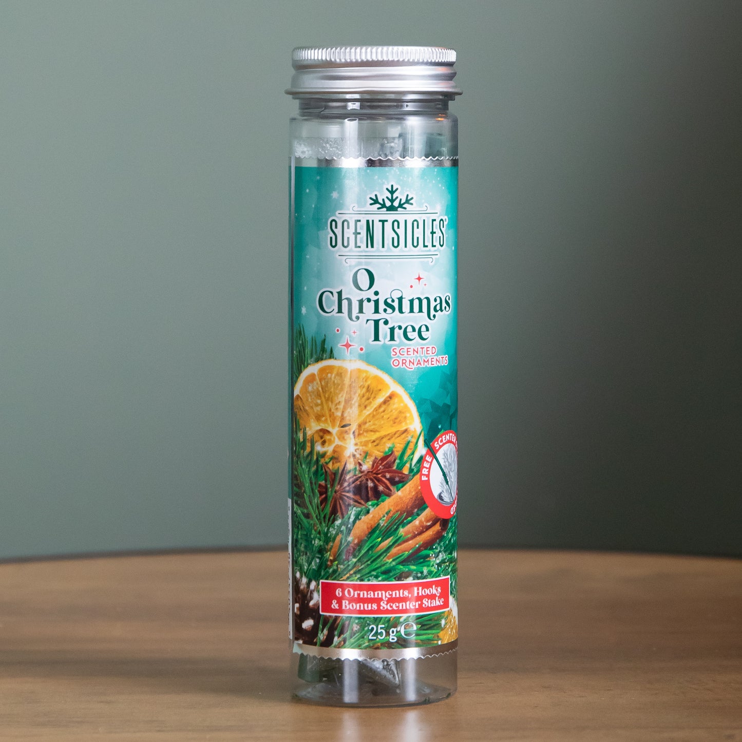 3 Packs of 25g O Christmas Tree Scented Christmas Scentsicles with Hanging Hooks