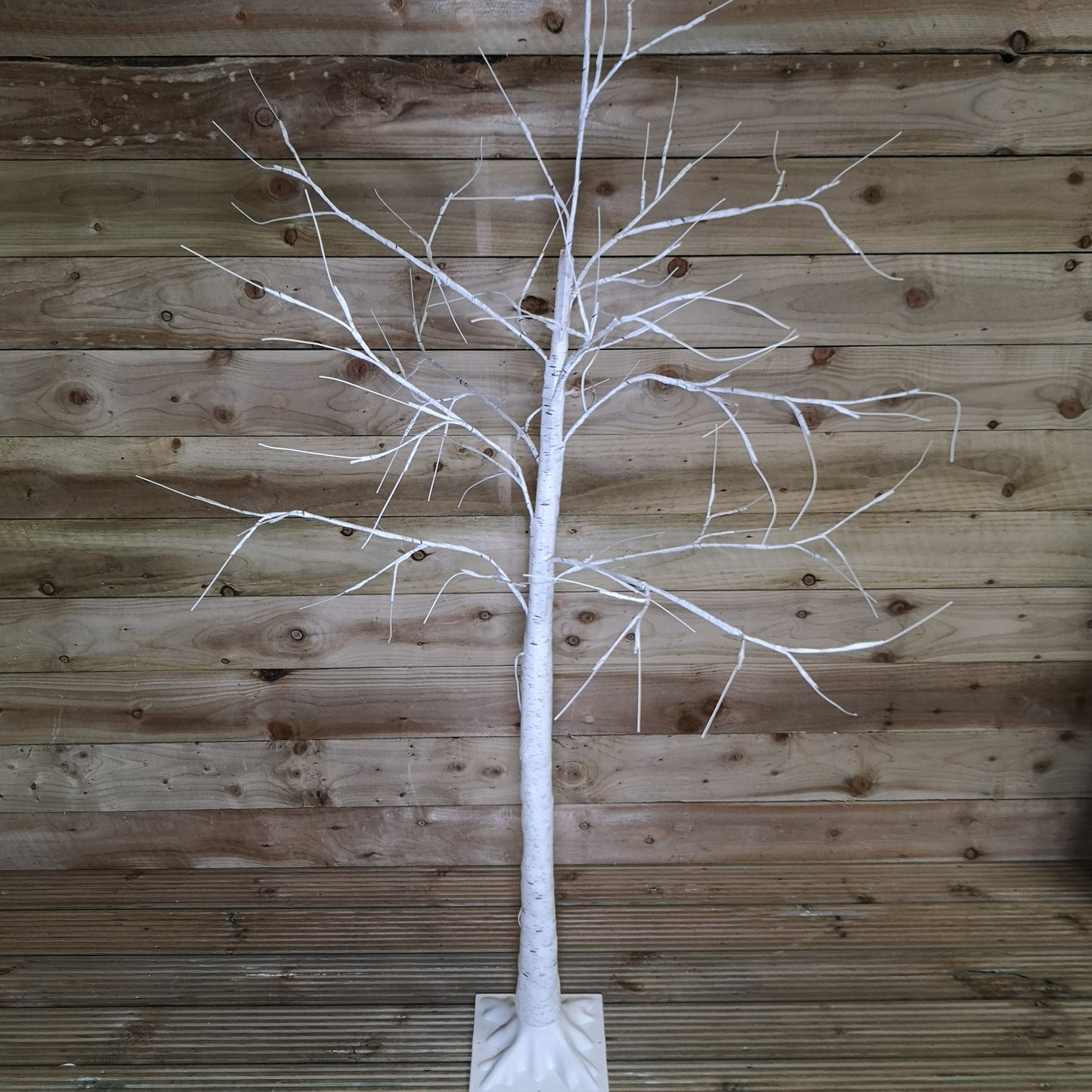 1.8m (6ft) Indoor Outdoor Christmas Lit Birch Tree with 80 Warm White LEDs