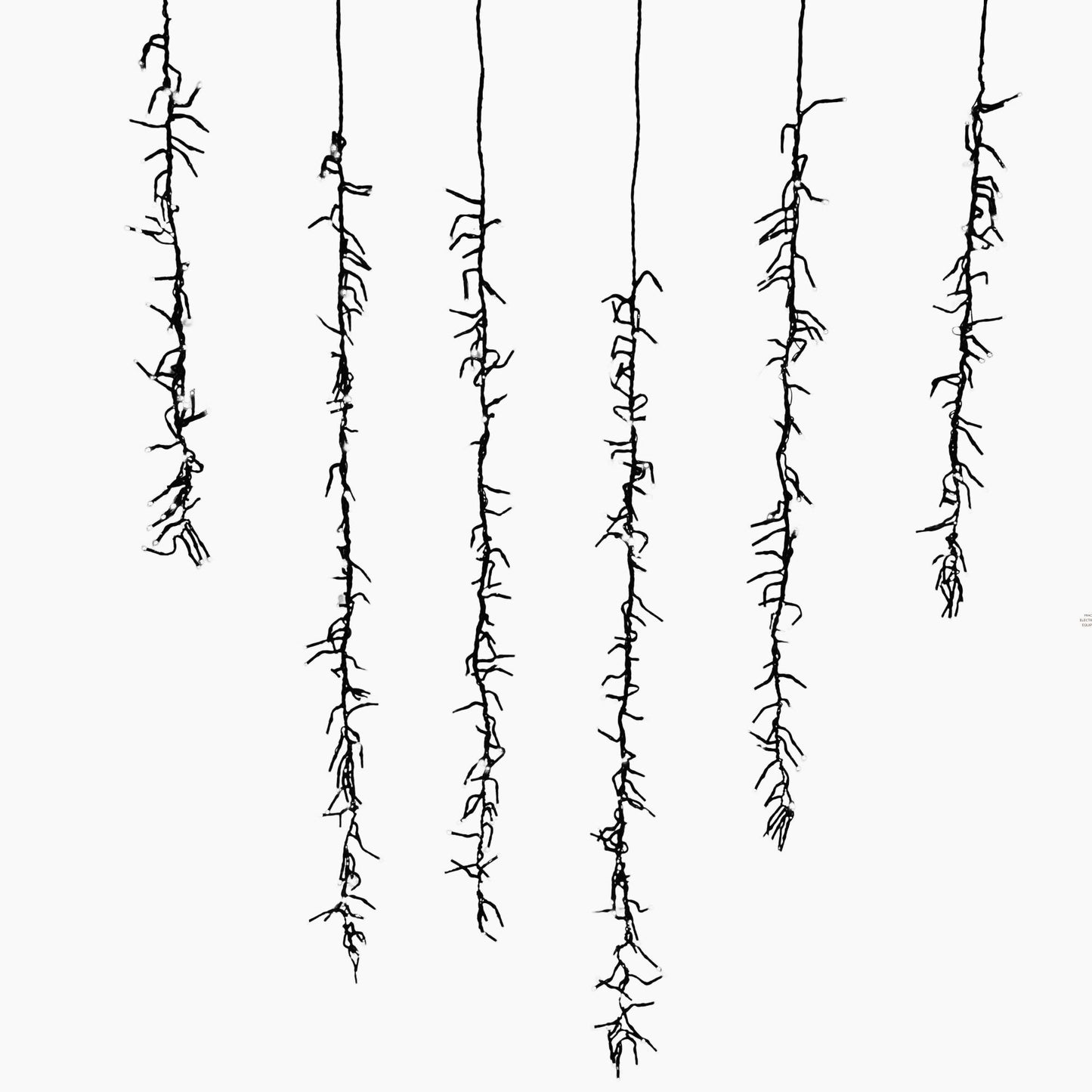 Factory Seconds: Set of 6 Drop Tree Multi-Action Christmas ClusterBrights with 384 Warm White