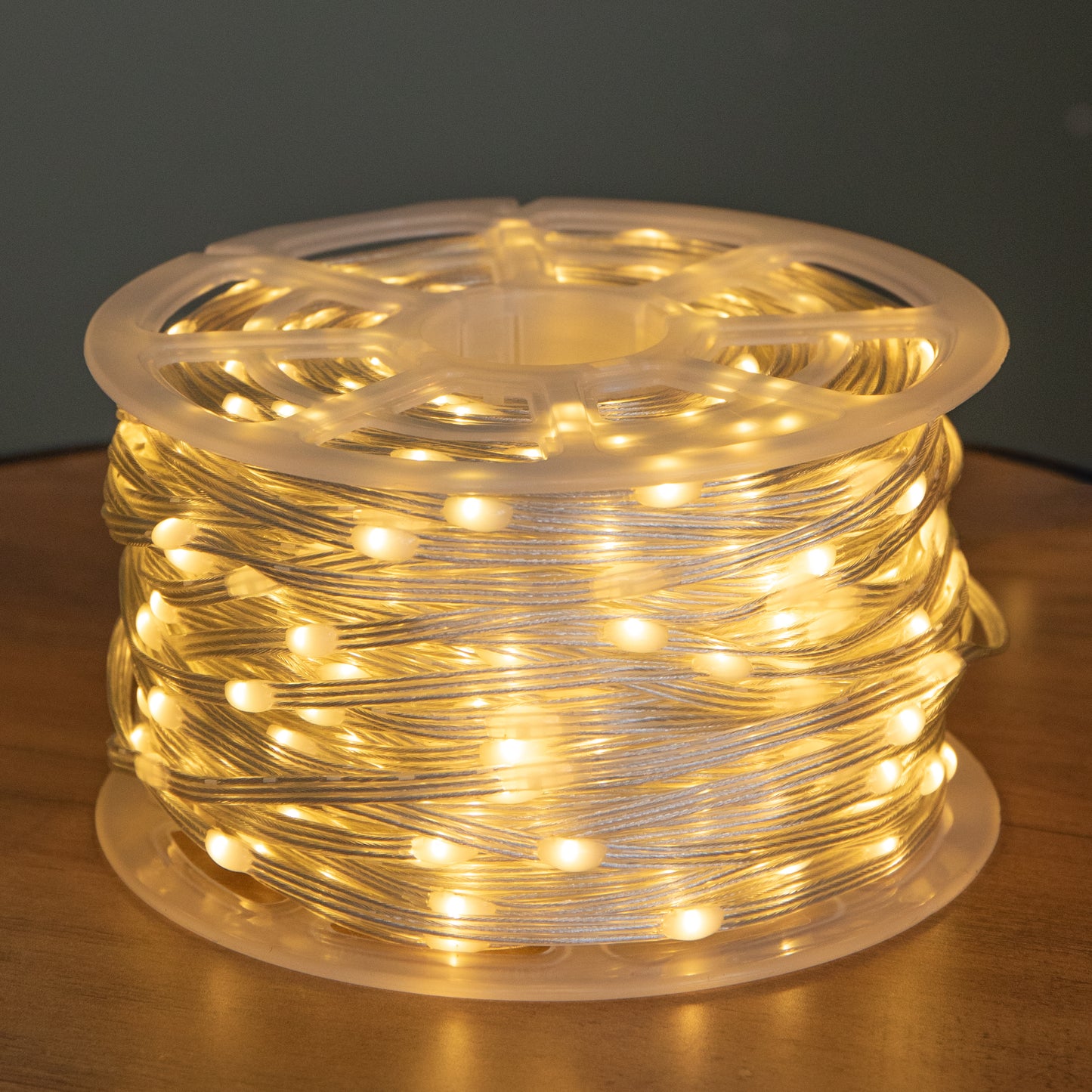 75m Light up Christmas Two Tone String Lights with 1000 Warm White & Cool White LEDs