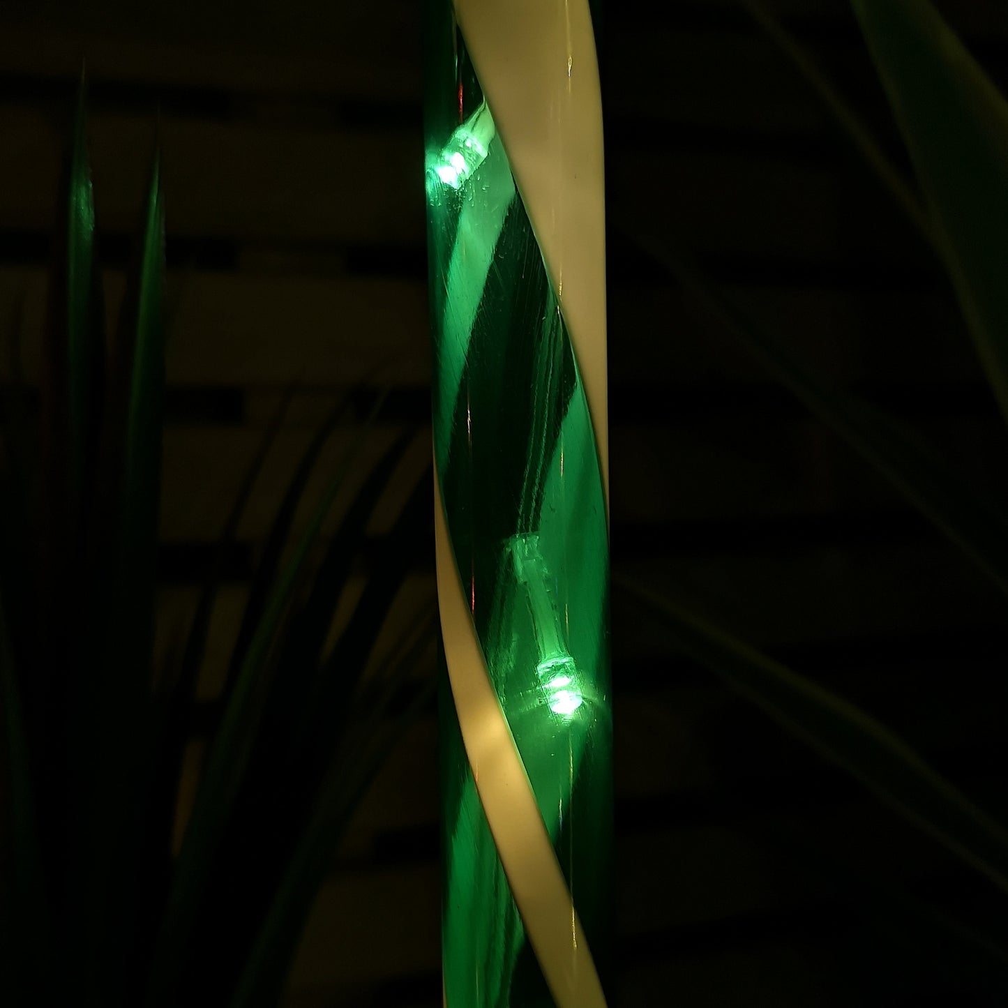 Set of 4 Battery Operated LED Multi Coloured Candy Cane Stripe Path Lights Christmas Decoration with Timer