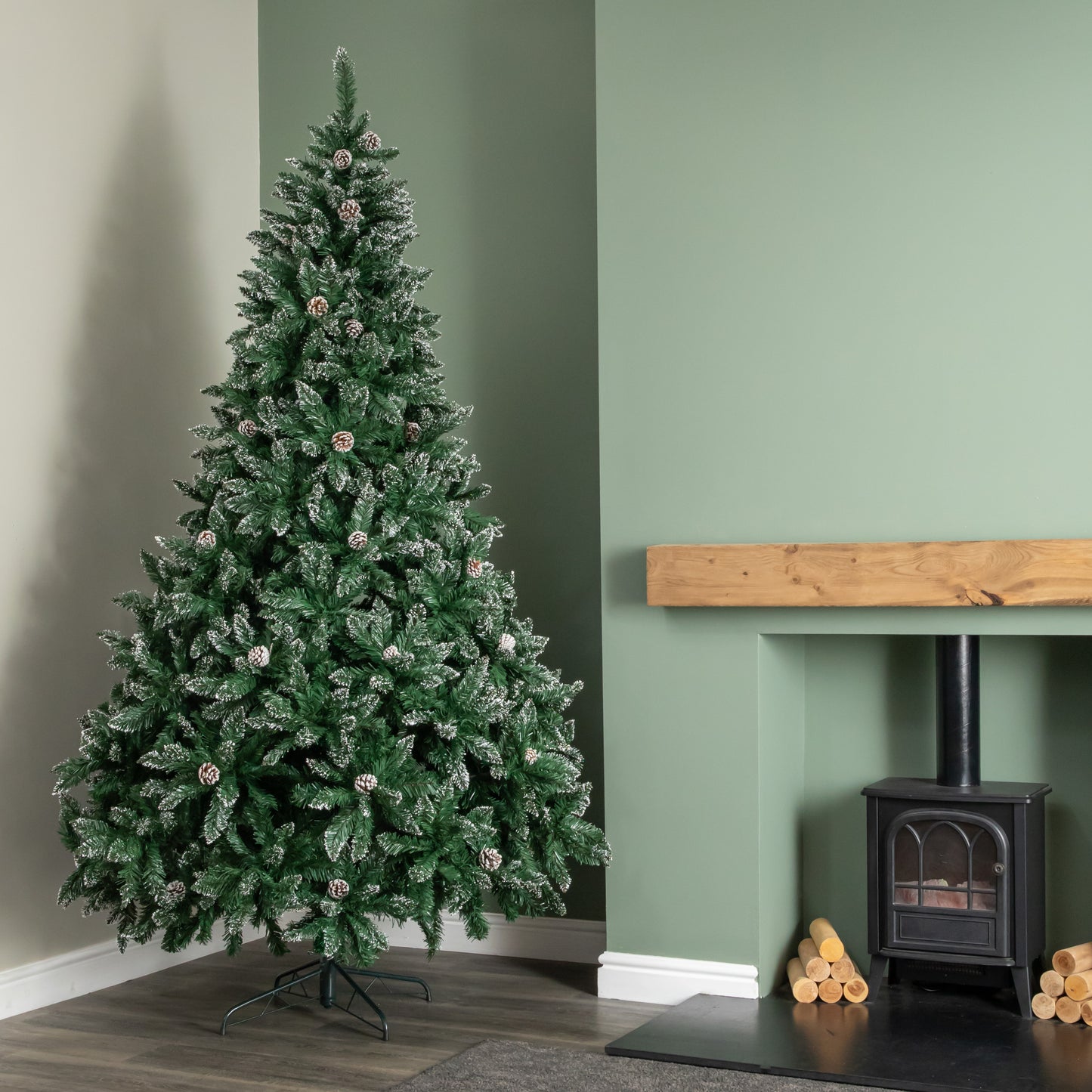 Premier Decorations 7ft Rocky Mountain Pine Artificial Christmas Tree