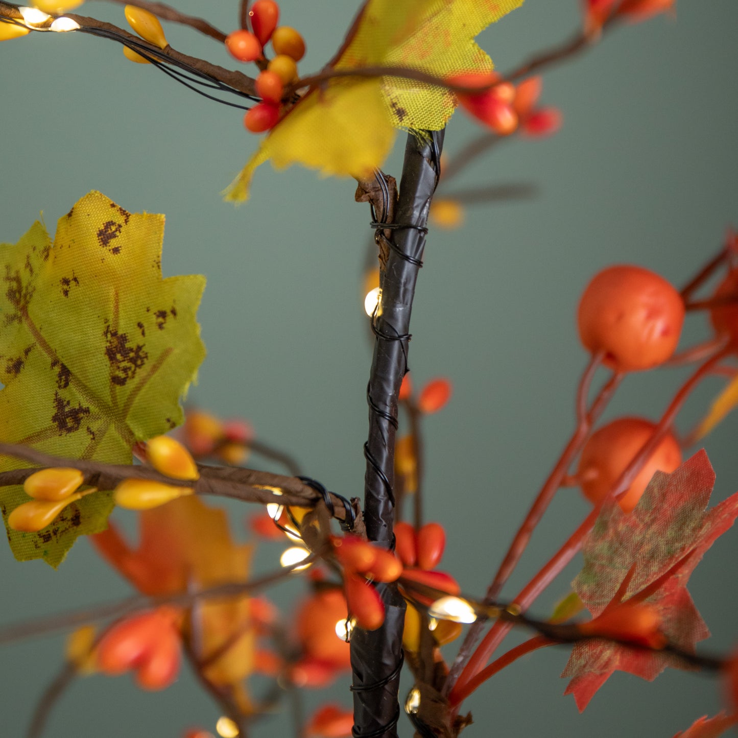 1.55m Light up Autumn Maple Leaf Tree with 180 Warm White LEDs