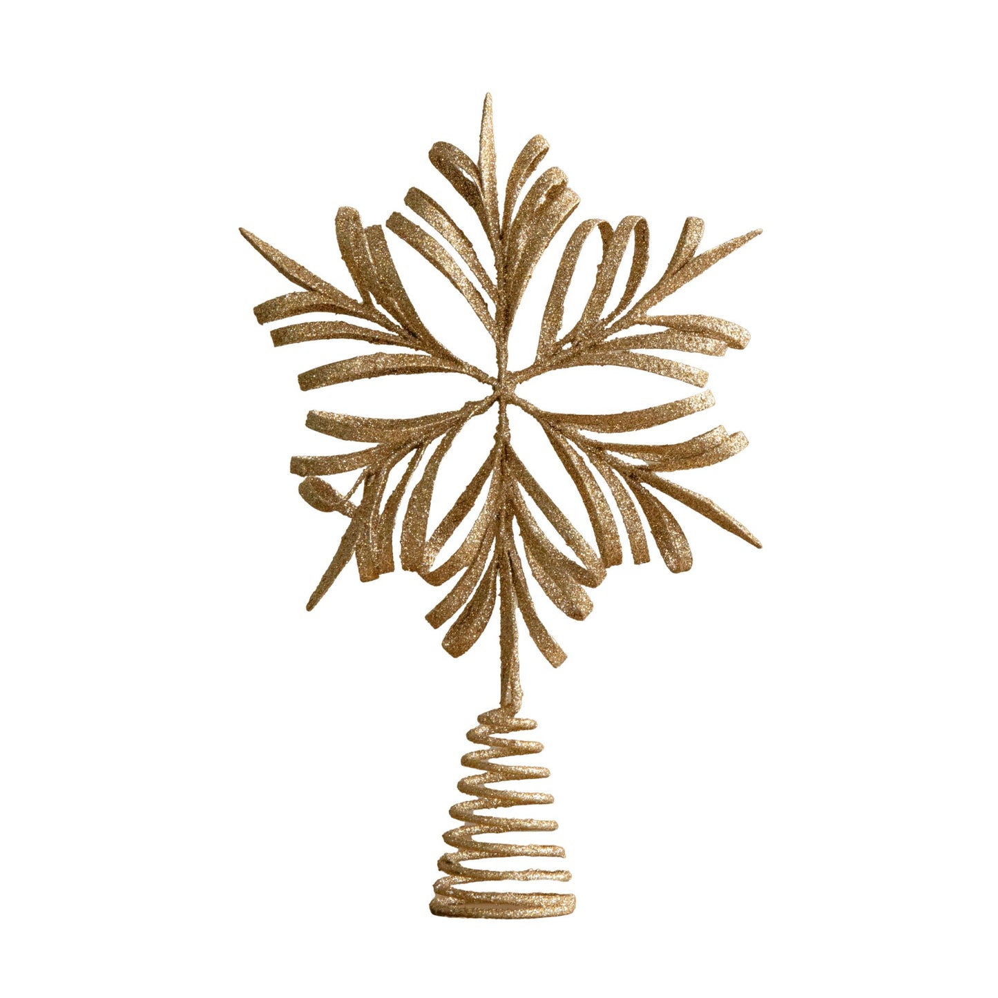 29cm Antique Gold Snowflake Christmas Tree Topper