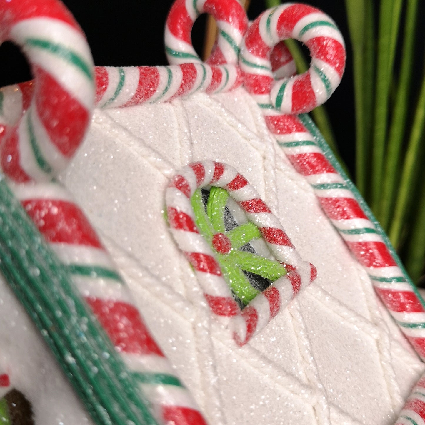 23cm Battery Operated LED Christmas Gingerbread Candy Chalet Decoration