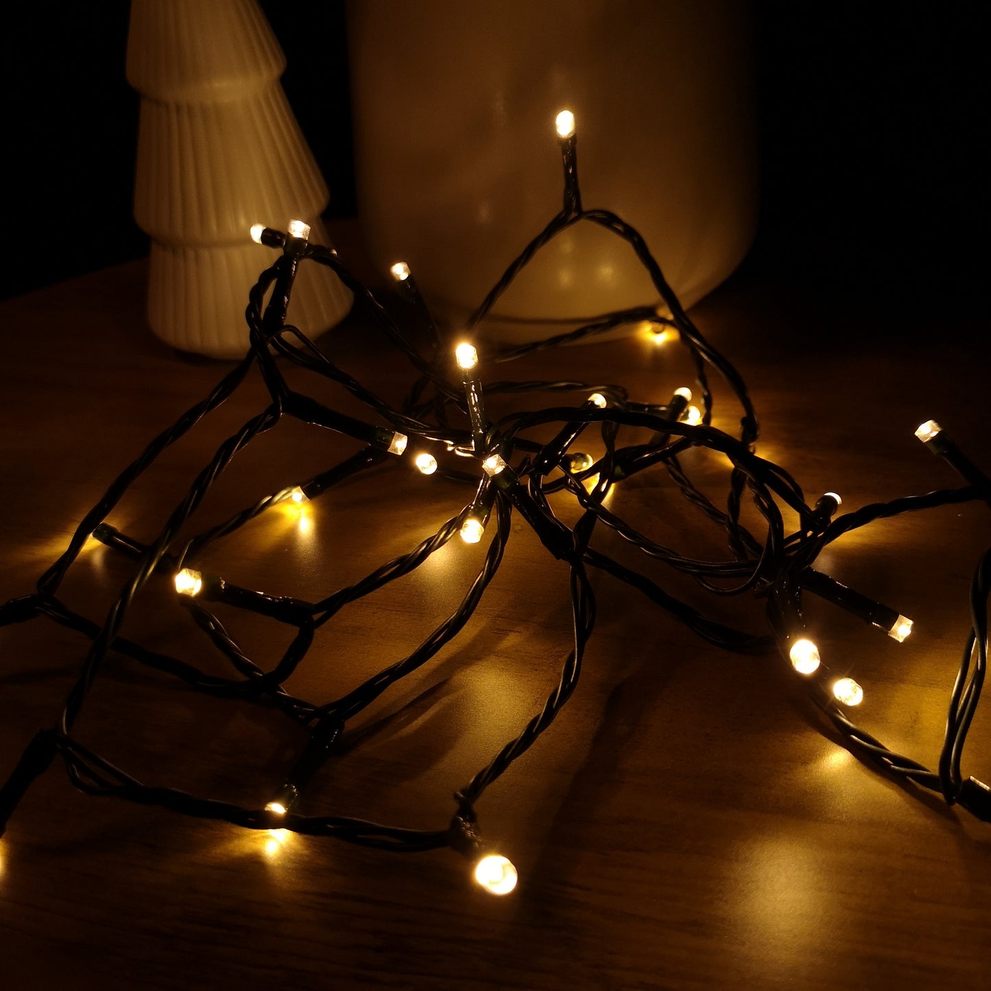 200 LED 16m Supabrights Indoor Outdoor Christmas Lights in Vintage Gold with Timer