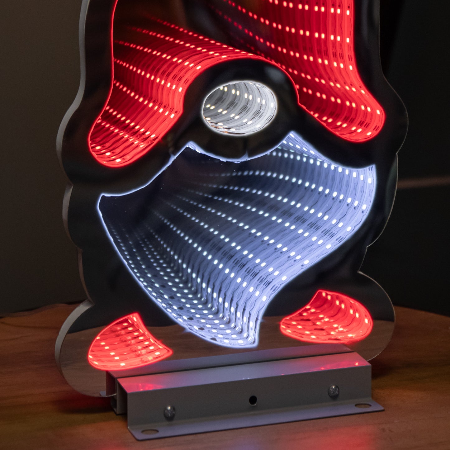 40cm LED Infinity Light Gonk Light - Red Hat