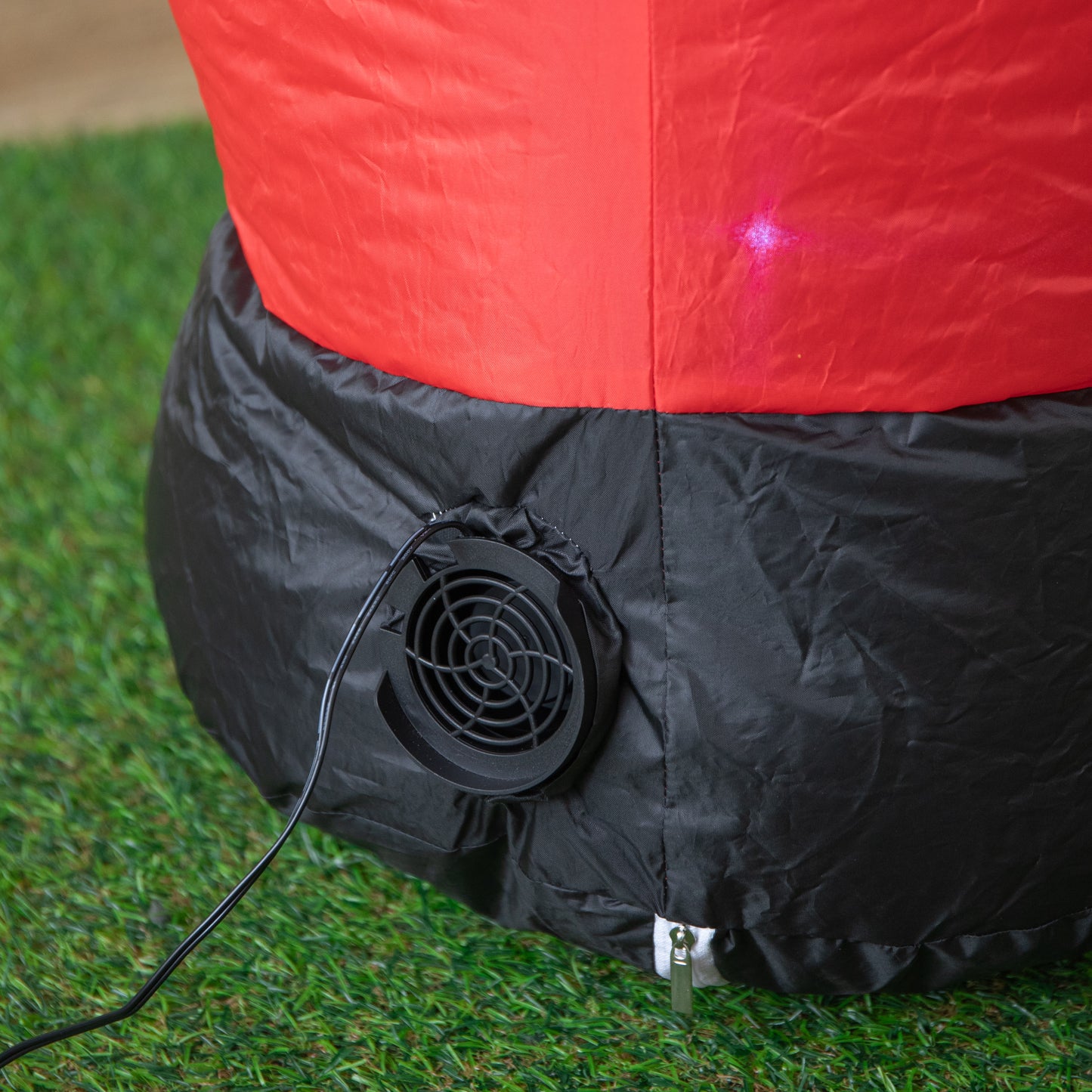 120cm (4ft) Light up Standing Santa Inflatable Christmas Decoration with LEDs