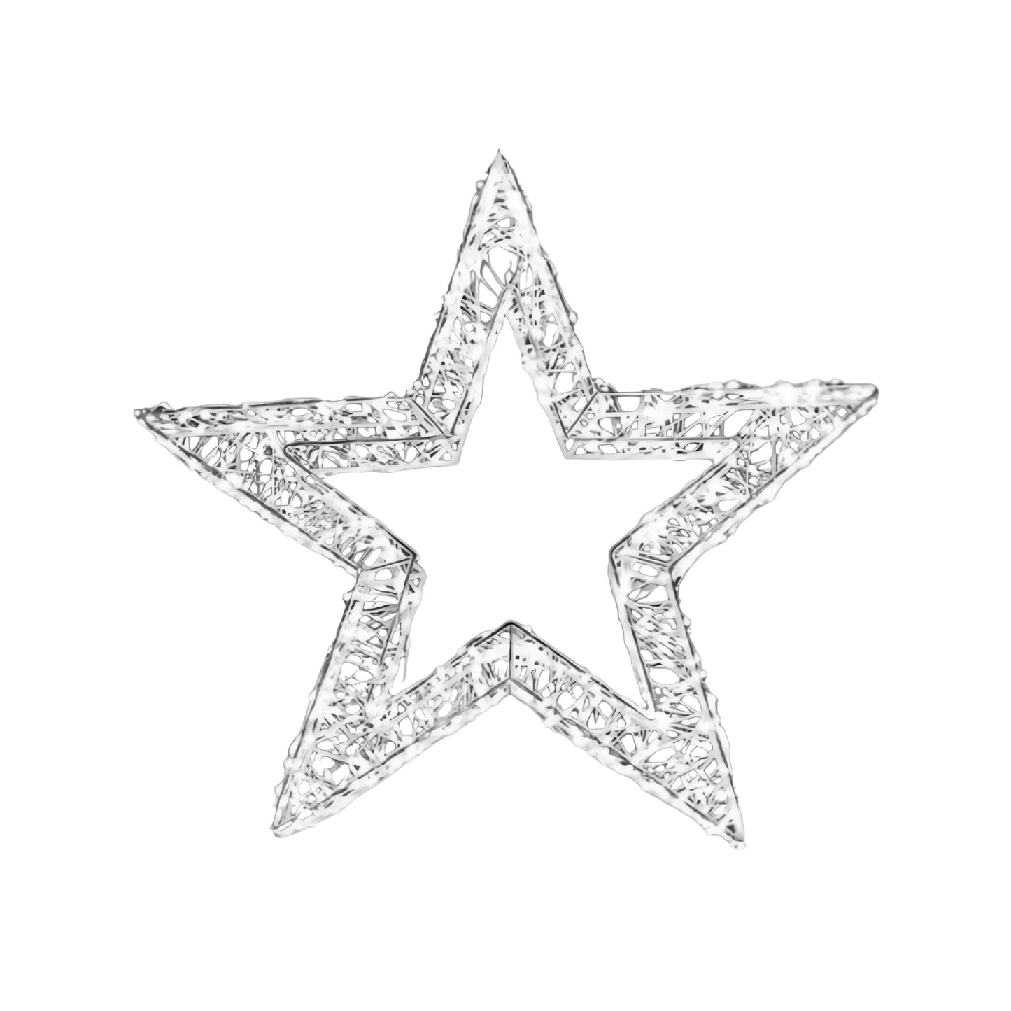 38cm Light up Christmas Galaxy Star with 960 Cool White LEDs & Timer Function