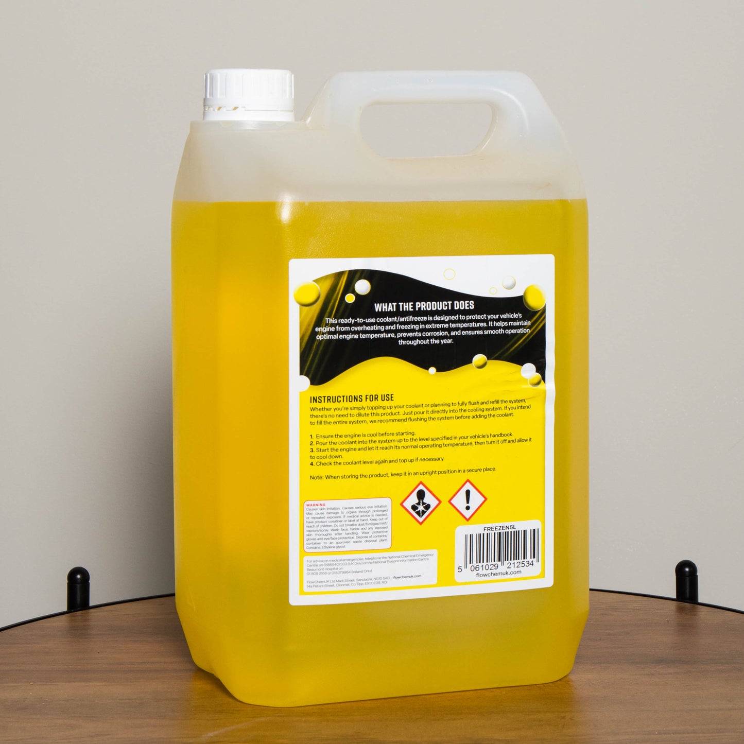 5 Litres Car Engine Coolant and AntiFreeze Fluid for All Vehicles