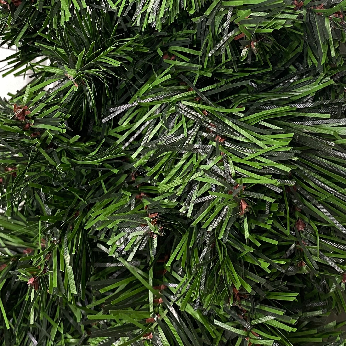 40cm Plain Green Canadian Pine Artificial Christmas Wreath
