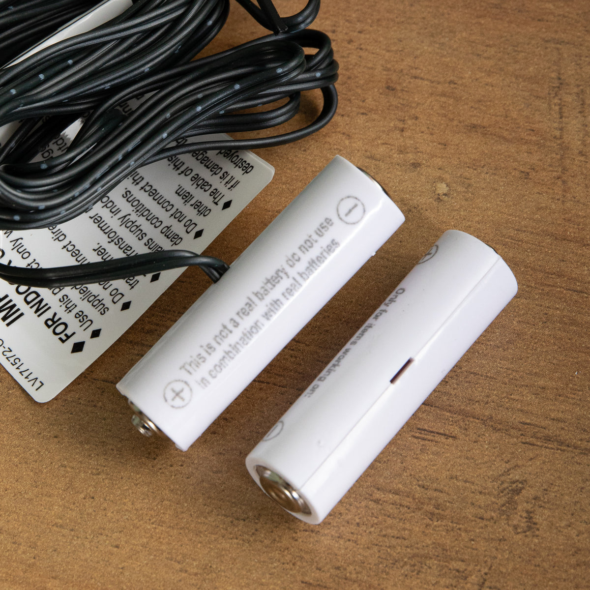 2 x AA Money Saving Battery Replacement Plug In Adapter