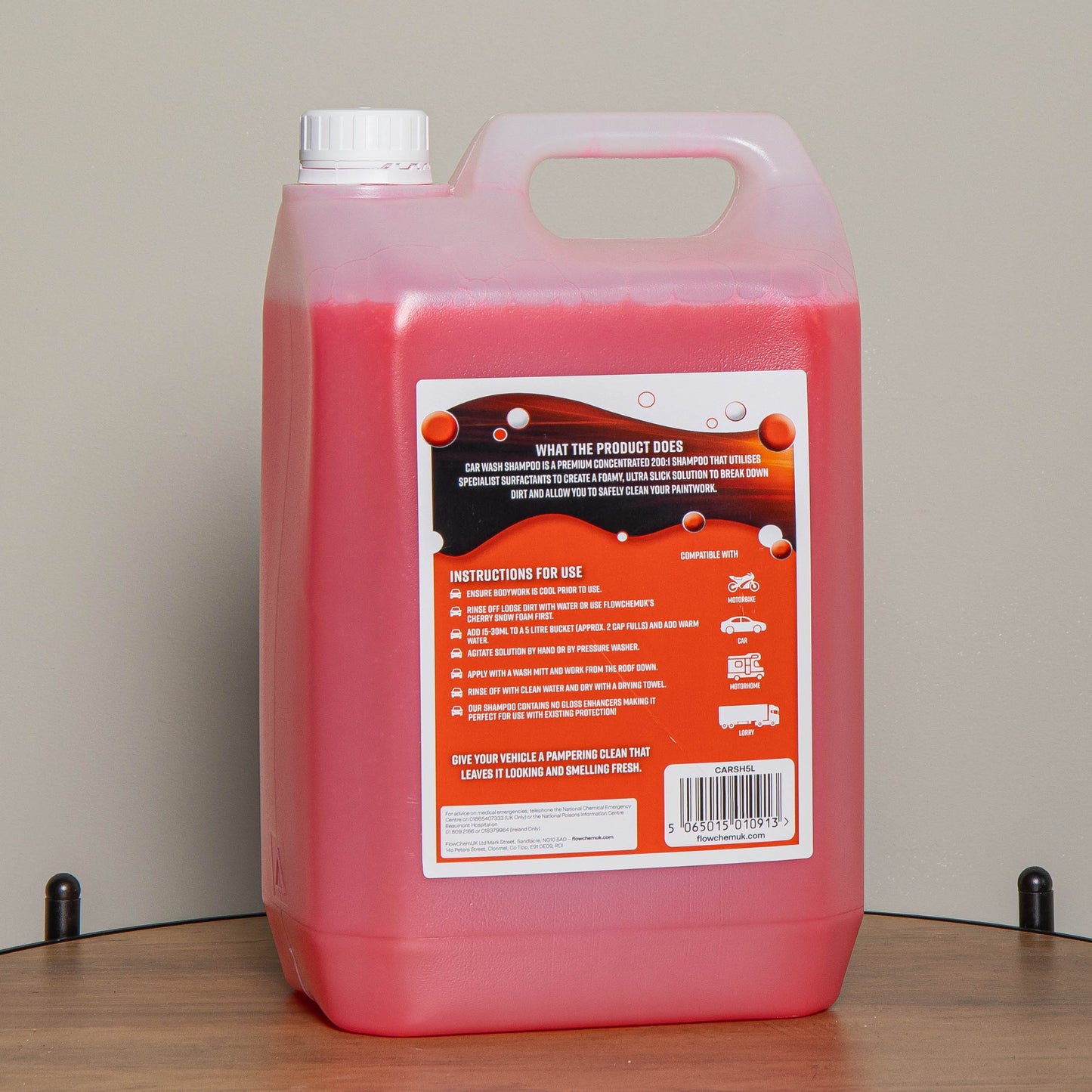 5 Litre Premium Car Wash Shampoo for All Vehicles