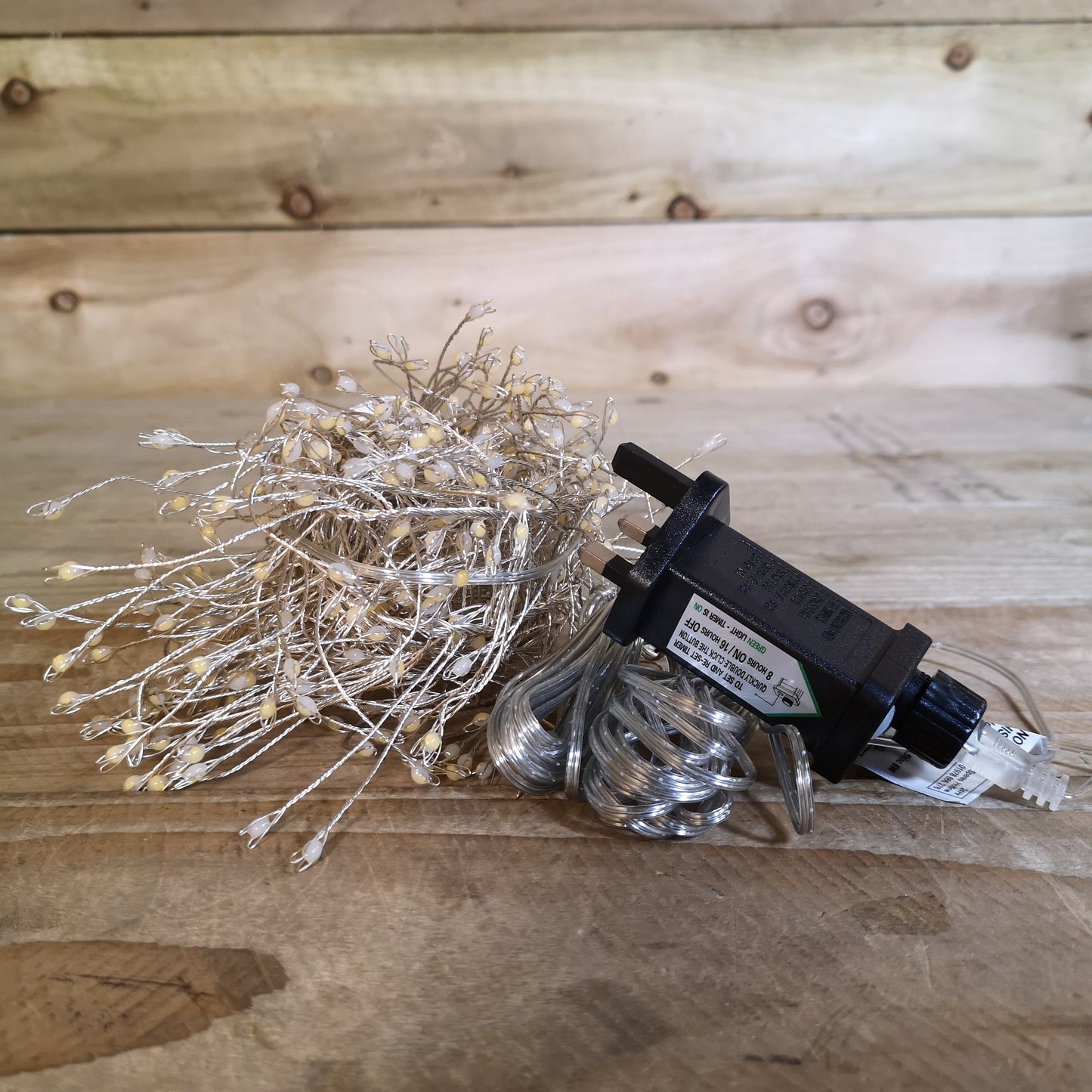 430 LED 2.7m Premier Christmas Outdoor 8 Function Garland Wire Lights Warm White