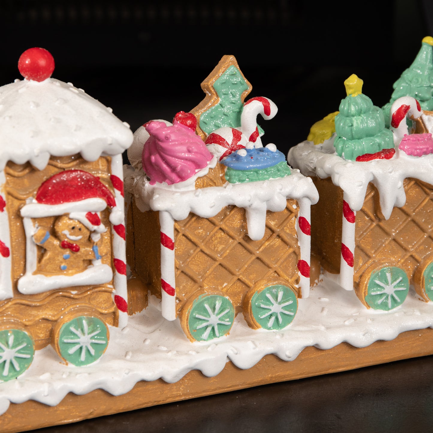31cm All Aboard Candy Express Christmas Train Decoration