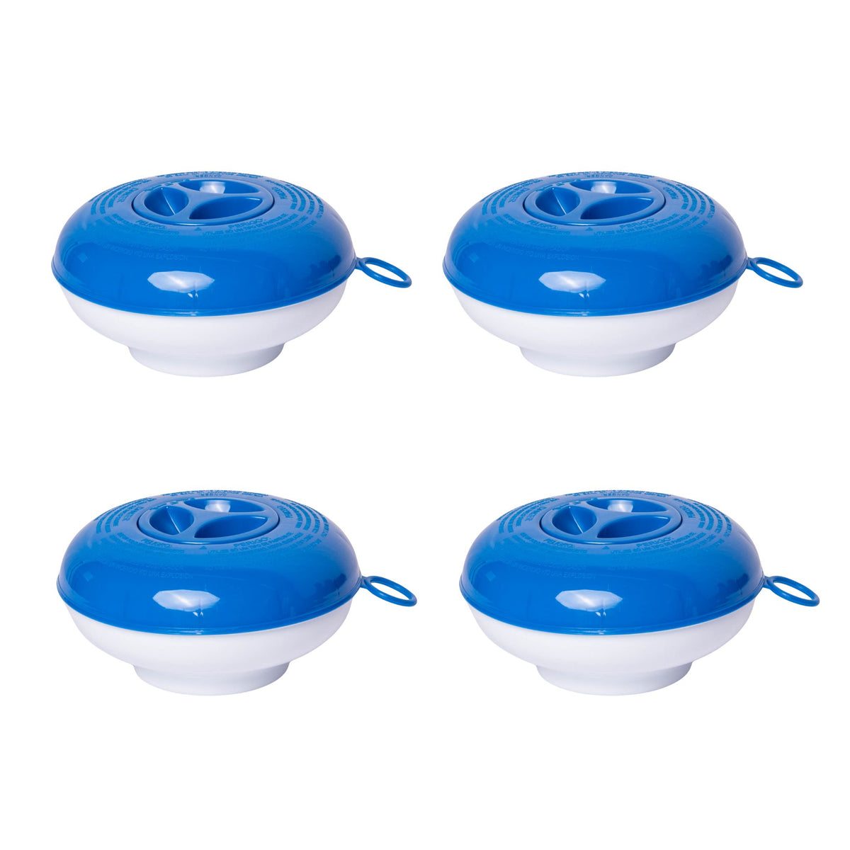 Pack of 4 Bestway 5" Chemical Floater for Paddling / Swimming Pools