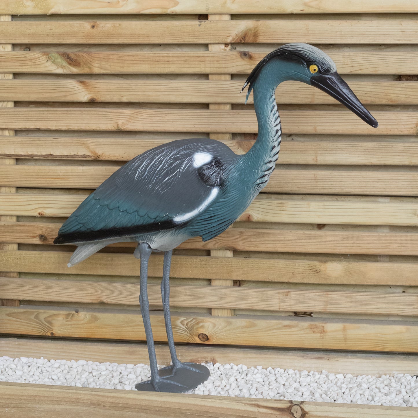 65cm Tall Plastic Heron Bird Deterrent Garden Pest Control Ornament