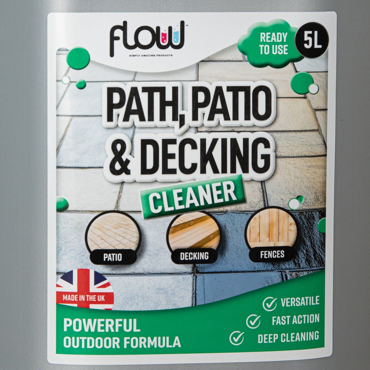 5 Litre Outdoor Patio and Decking Multi-Purpose Cleaner